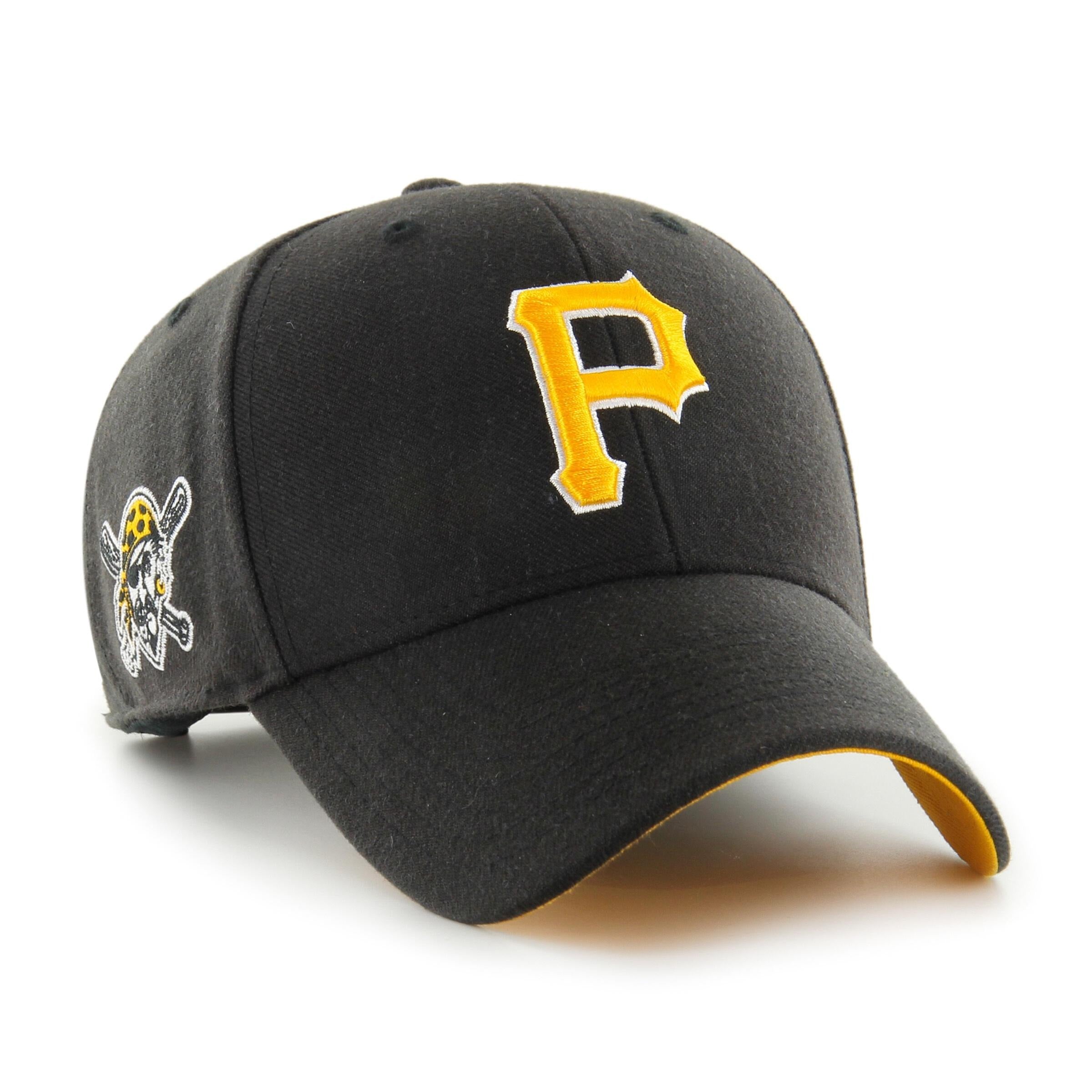 MLB PITTSBURGH PIRATES SURE SHOT SNAPBACK '47 MVP BLACK