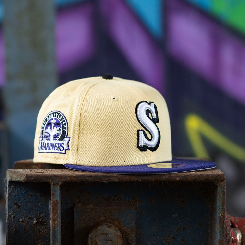 mariners fitted cap