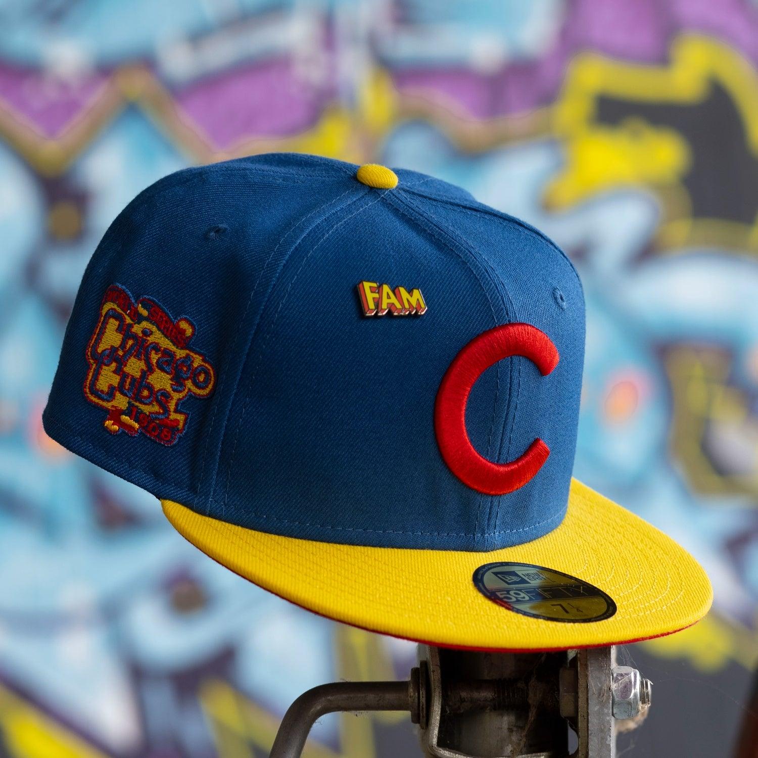 fitted chicago cubs hat