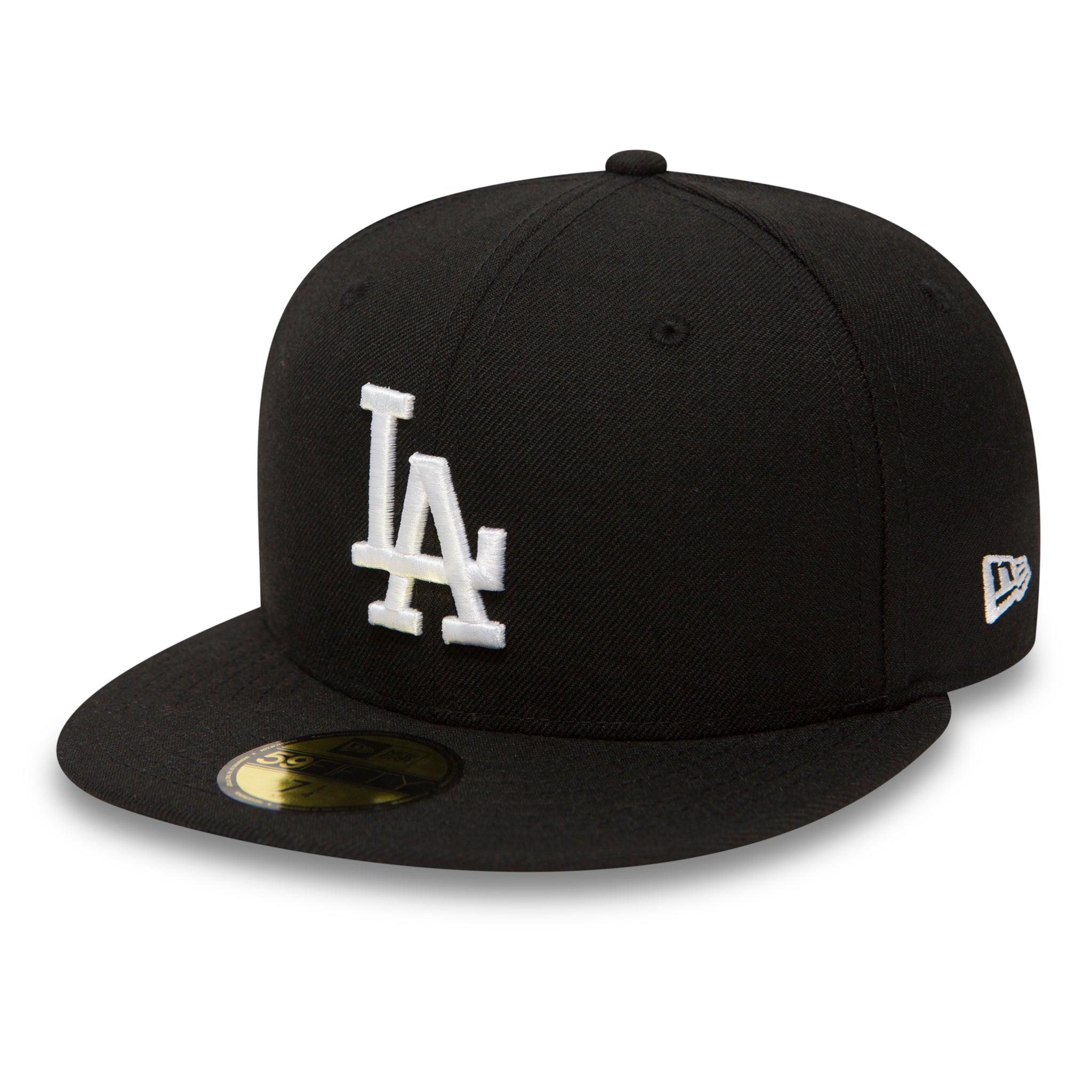 NEW ERA 59FIFTY LOS ANGELES DODGERS BLACK/WHITE FITTED CAP – FAM