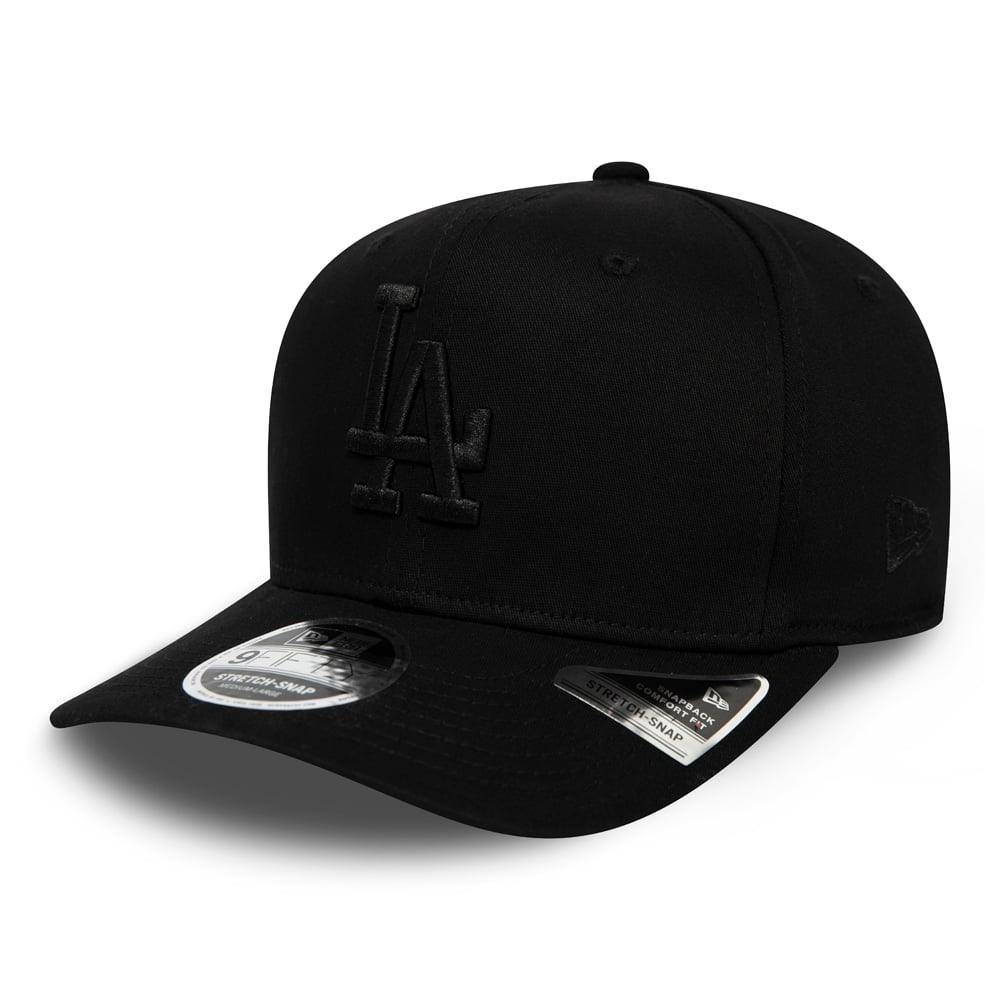 NEW ERA 9FIFTY MLB LOS ANGELES DODGERS BLACK STRETCH SNAP