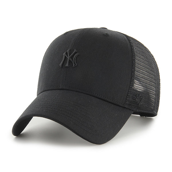 MLB NEW YORK YANKEES BASE RUNNER MESH '47 MVP BLACK CAP – FAM