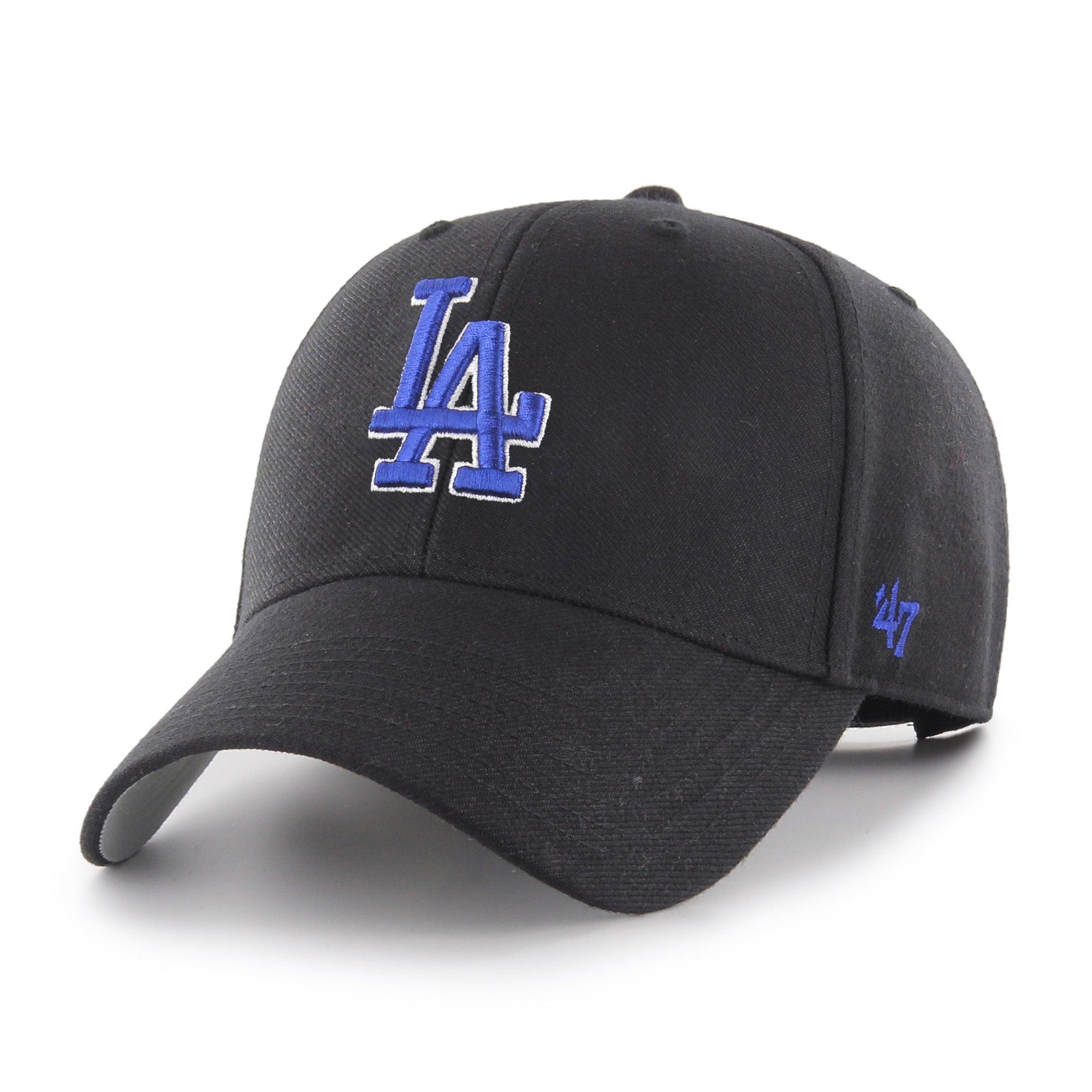  '47 Brand MLB Los Angeles Dodgers MVP Cap B-MVPSP12WBP-BKF,  Unisex, Black/Black, : Sports & Outdoors