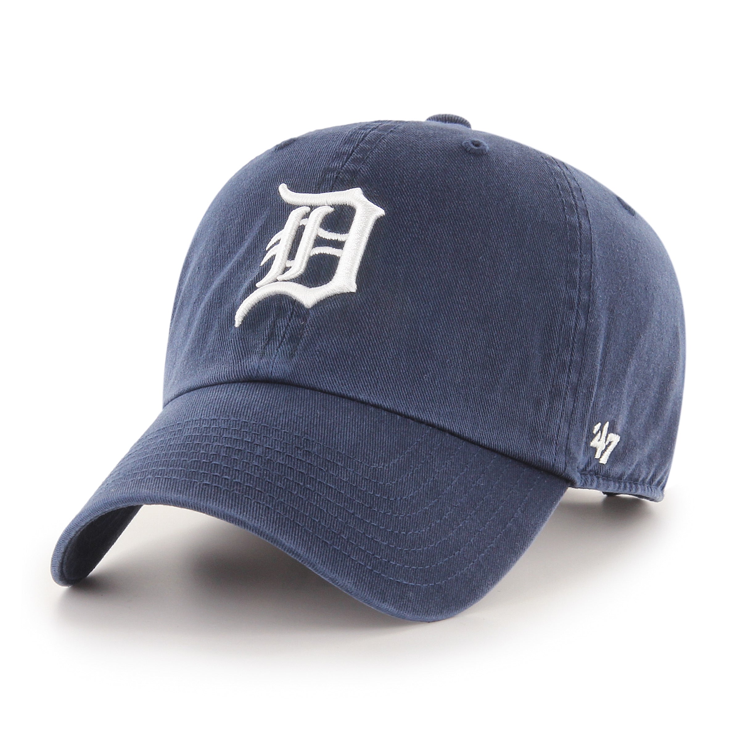 Detroit Tigers 47 Brand Clean Up Visor - Navy