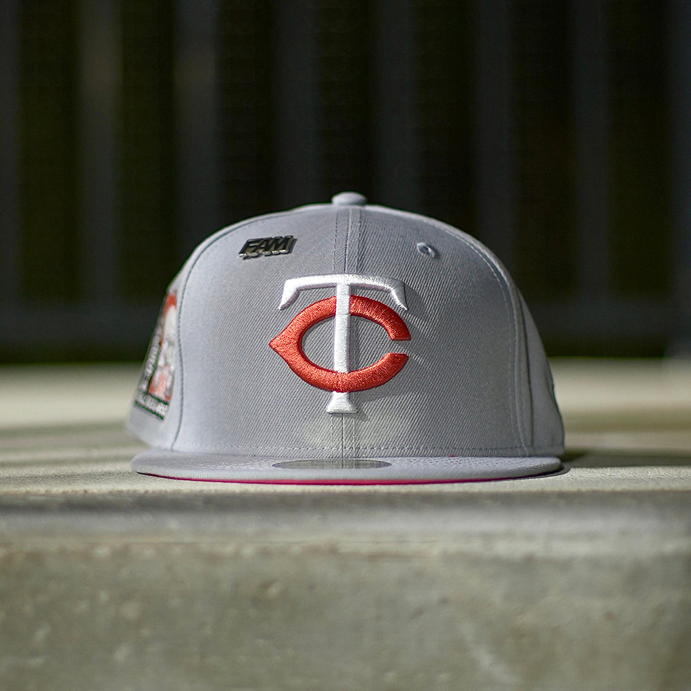 Minnesota Twins New Era 1965 American League Champions 40th Anniversary  Patch 59FIFTY Fitted Hat - Gray/Navy