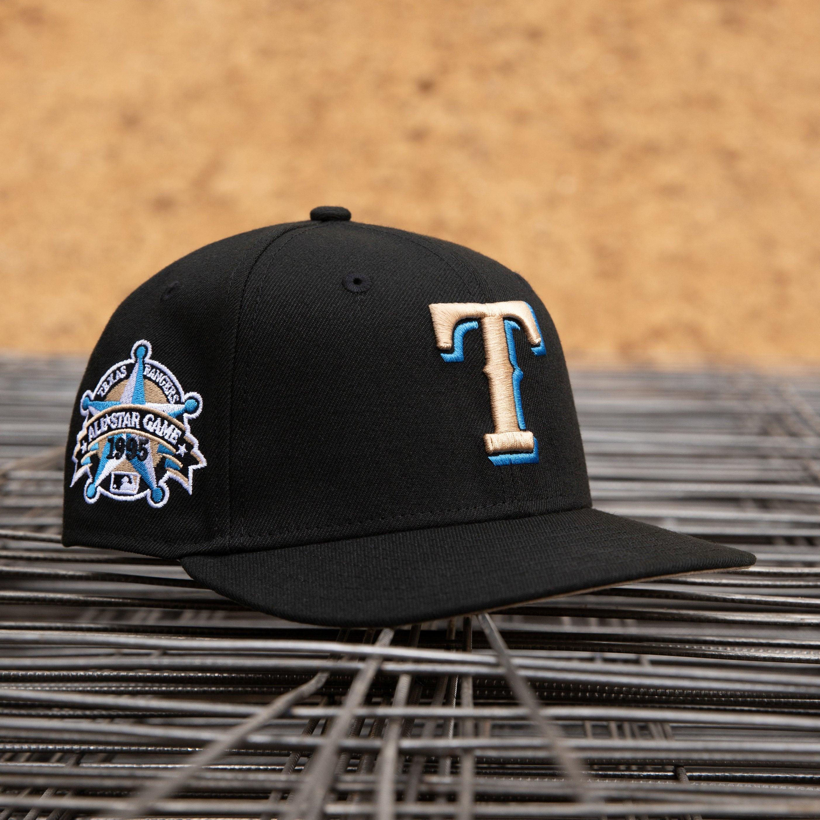 59Fifty Texas Rangers 50th Anniversary Black Crown Collection