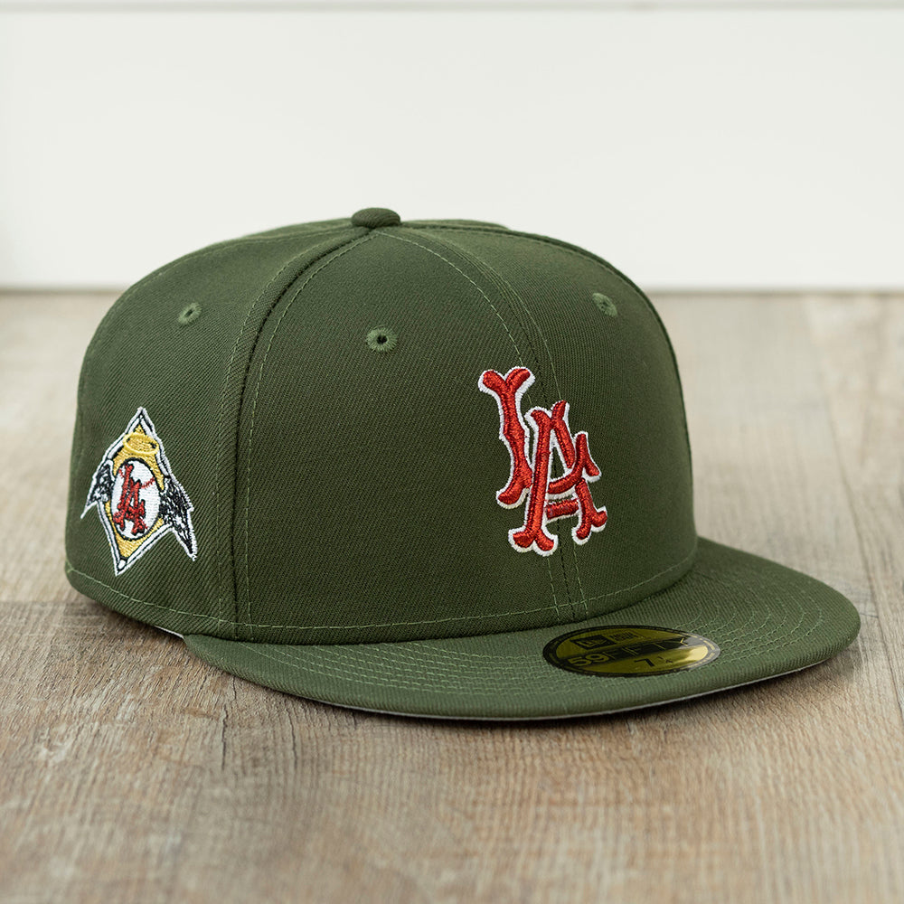 59FIFTY Los Angeles Angels Gray/Rifle/Orange Angels Patch