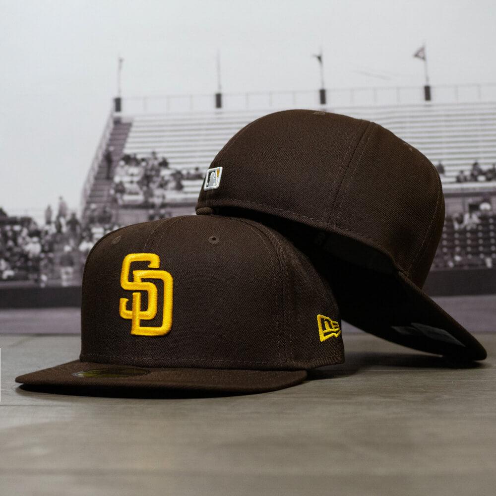 New Era 59FIFTY San Diego Padres Fitted Black, Gold Hat
