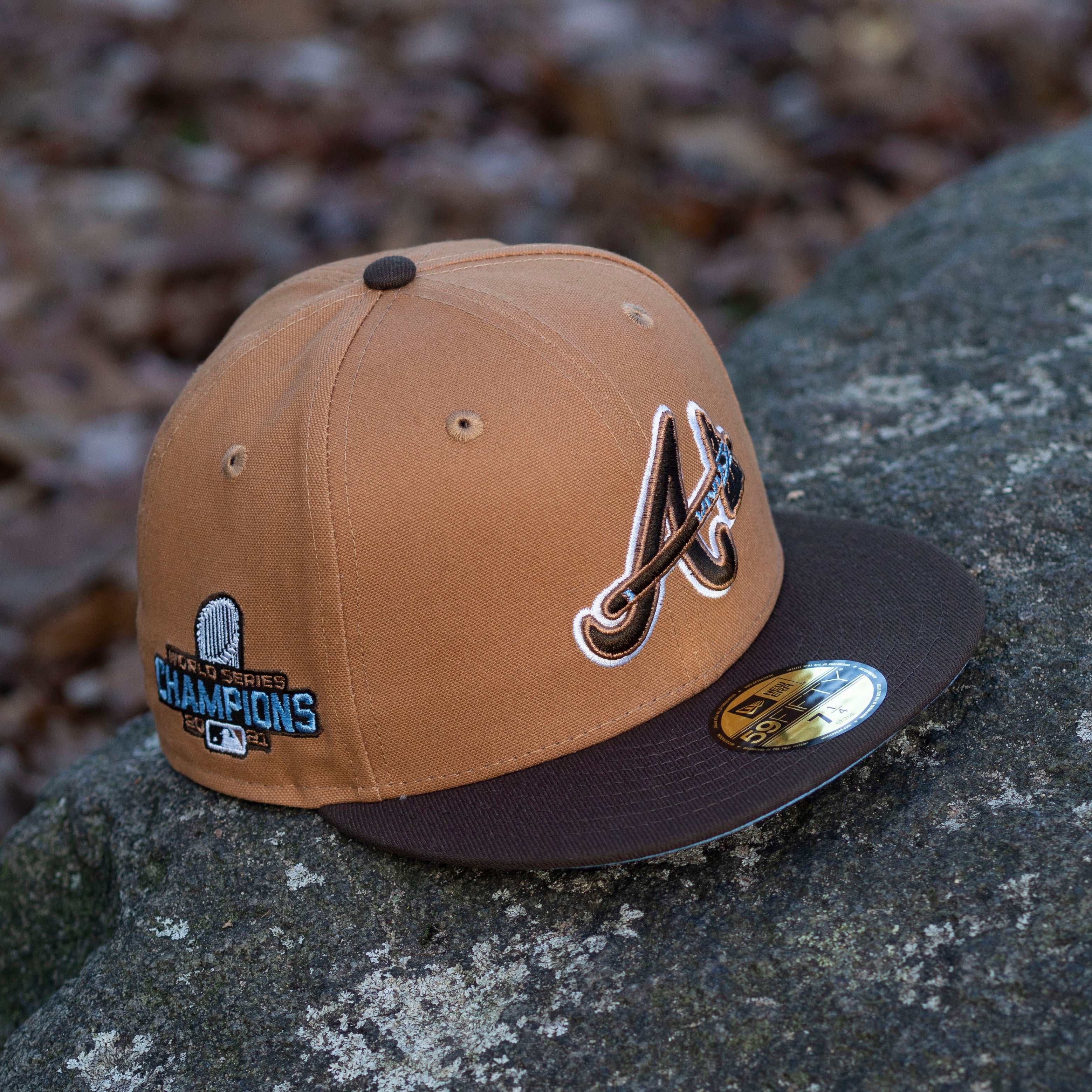 Shop New Era 59Fifty Atlanta Braves Two Tone Fitted Hat 70703509