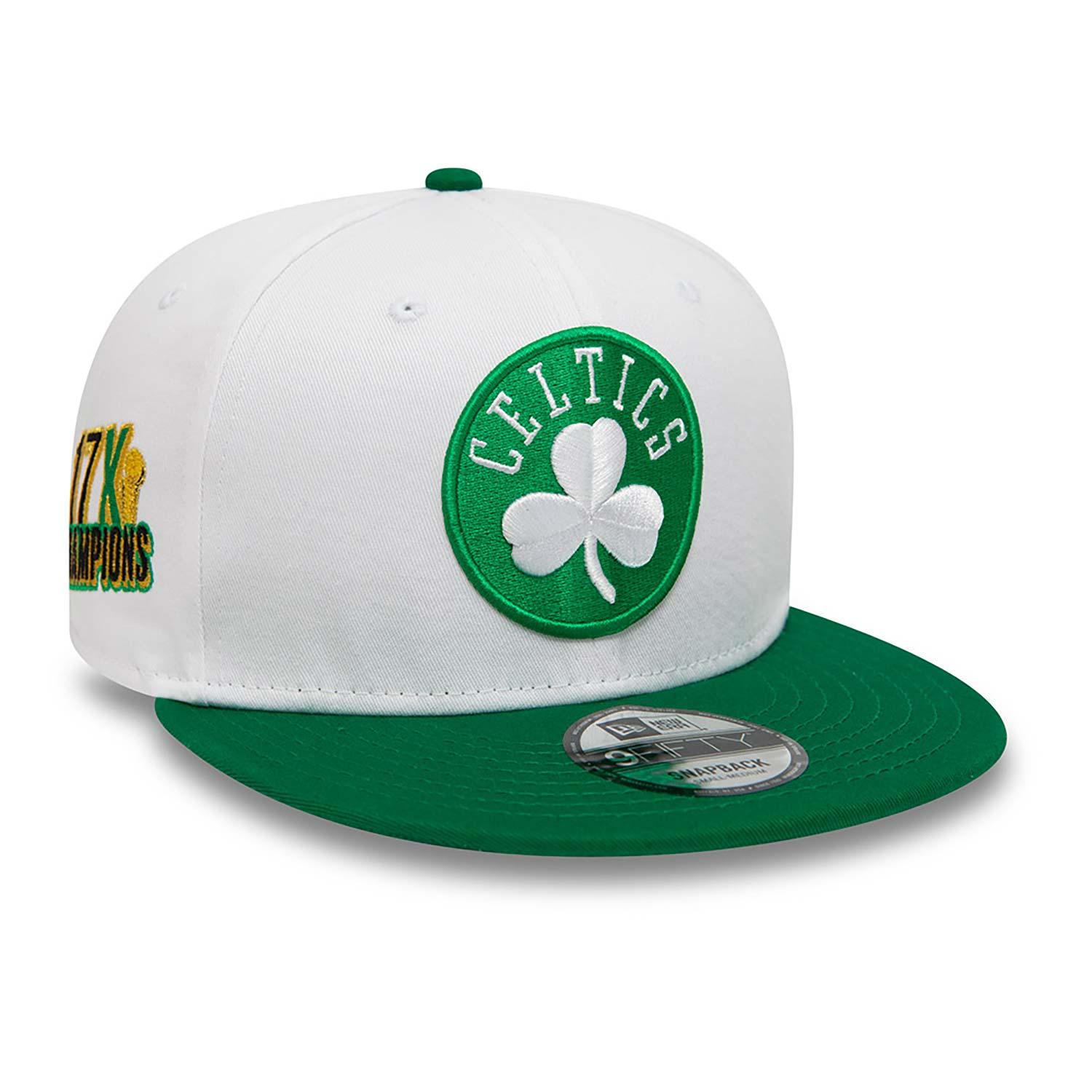 Casquette New Era - Snapback 59Fifty White Crown Boston Celtics Blanc