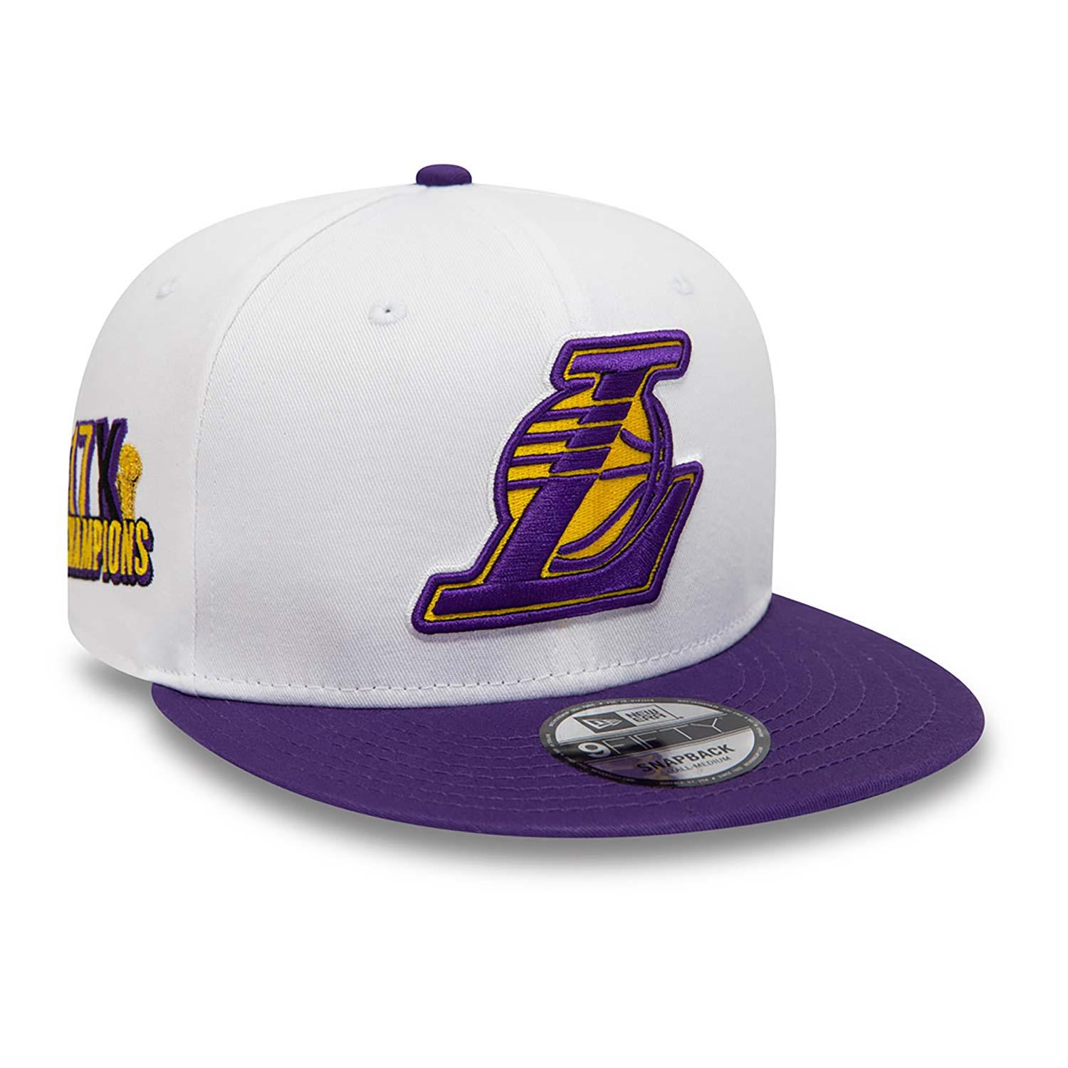 Buy NBA LOS ANGELES LAKERS CHAMPIONS PATCH 9FIFTY SNAPBACK CAP for