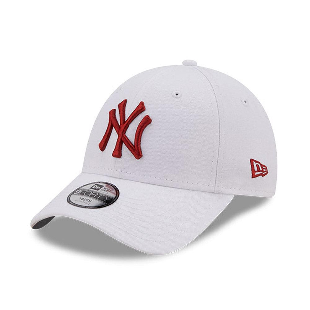KIDS 9FORTY LEAGUE YANKEES ESSENTIAL YORK WHITE CAP NEW