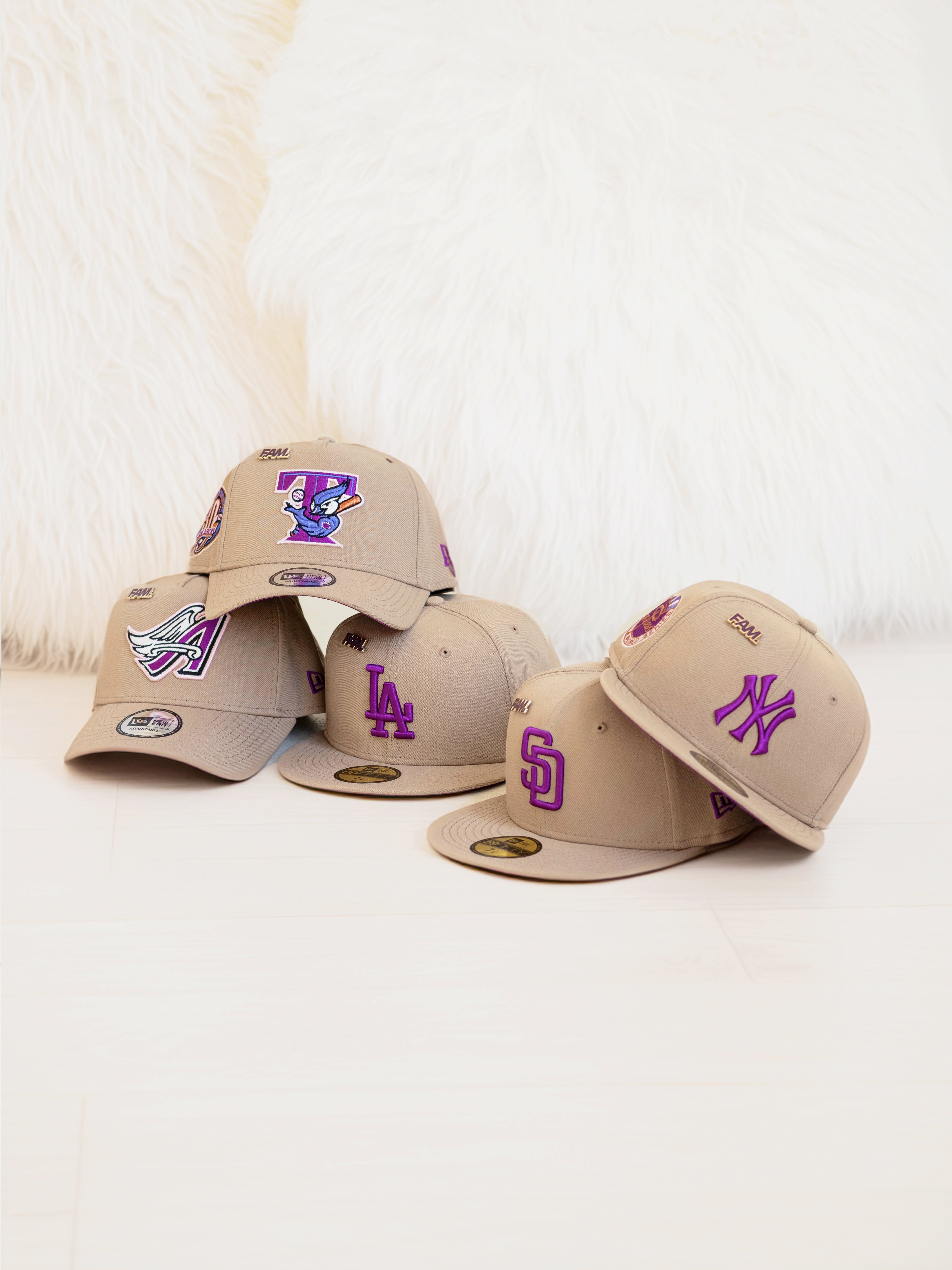 New Era Sparkling Grape 59Fifty & A-Frame Caps: 5 Teams