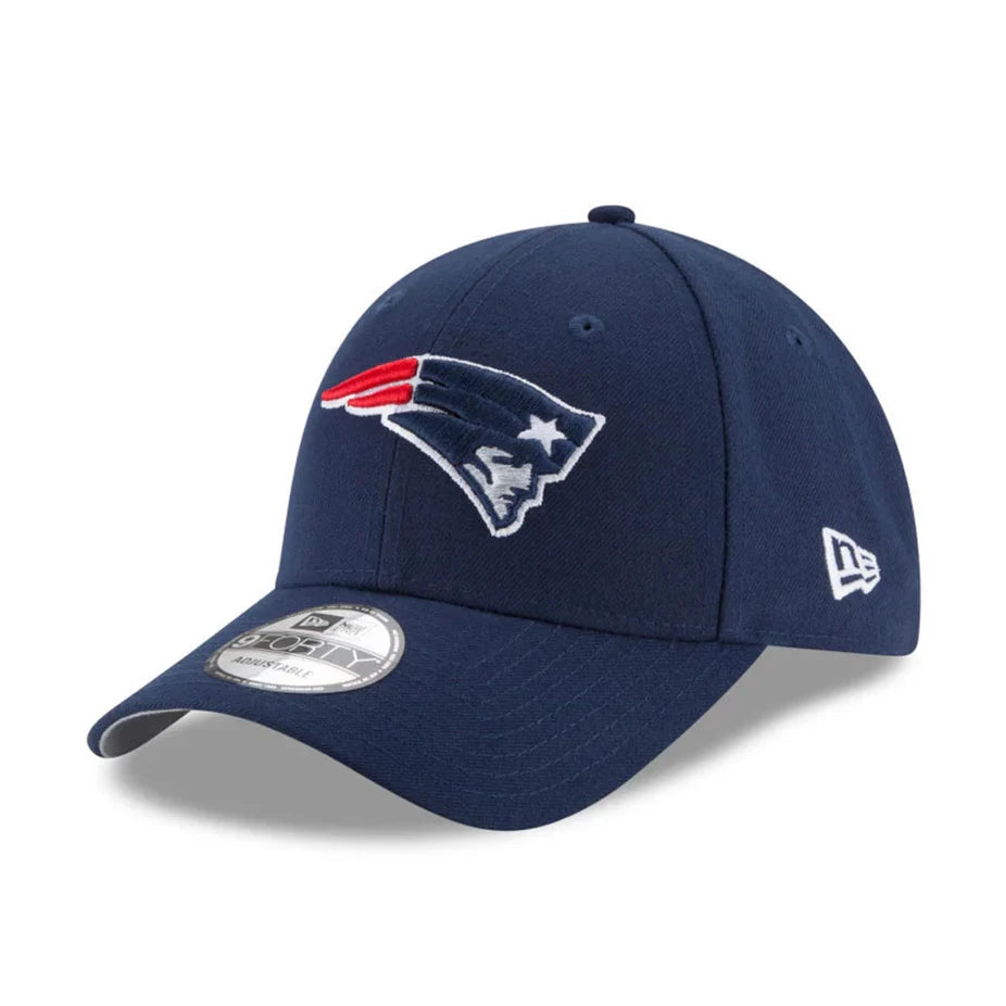 NEW ERA 9FORTY LEAGUE ESSENTIAL NEW ENGLAND PATRIOTS BLUE CAP