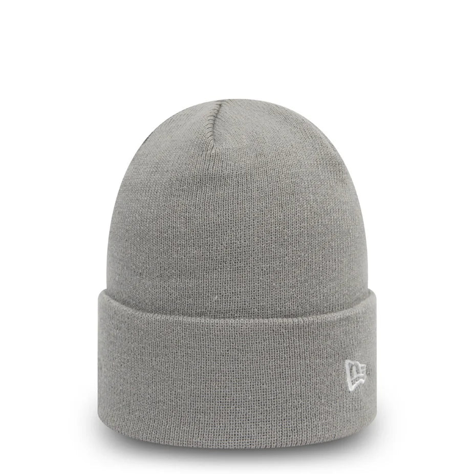 NEW ERA GREY CUFF BEANIE KNIT