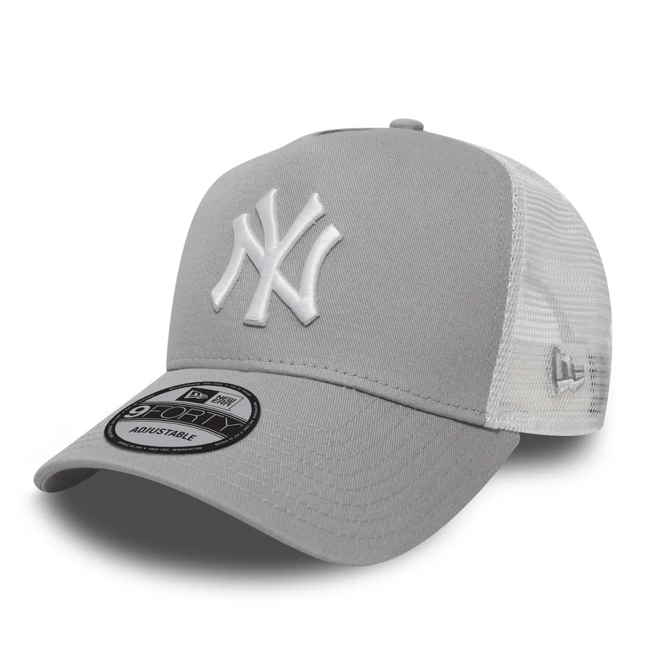 NEW ERA KIDS 9FORTY A-FRAME TRUCKER MLB NEW YORK YANKEES GREY CAP