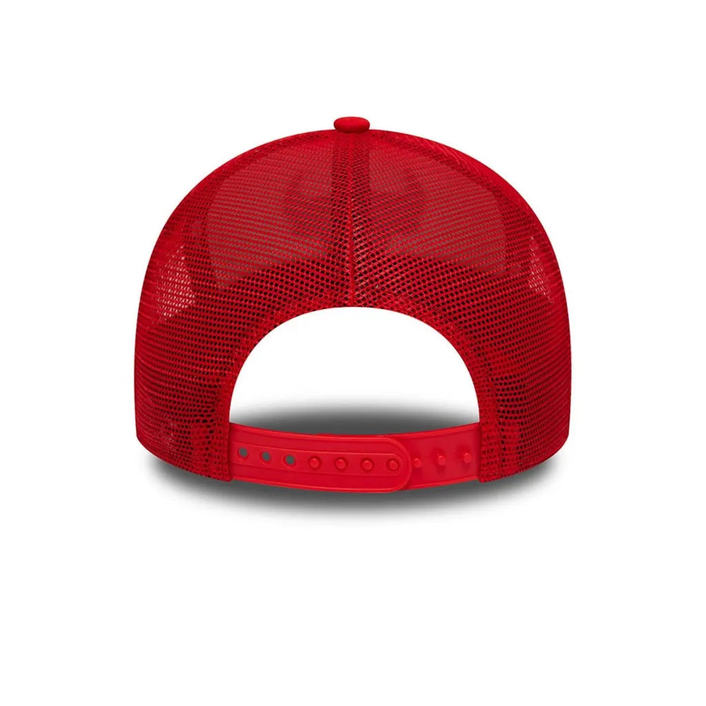 NEW ERA NBA TRUCKER CHICAGO BULLS RED / WHITE CAP