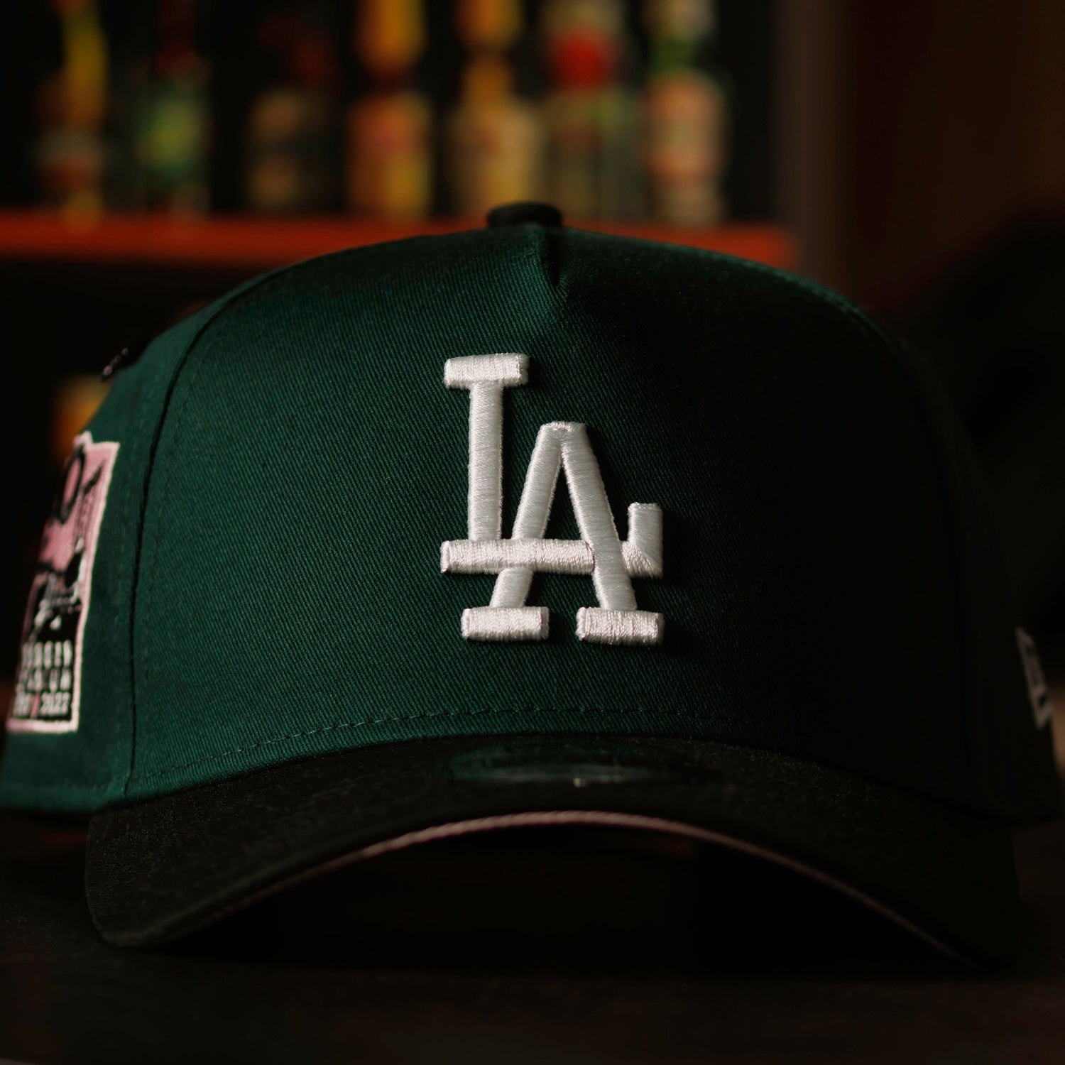 NEW ERA 9FORTY A-FRAME LOS ANGELES DODGERS 60TH ANNIVERSARY TWO TONE / PINK UV SNAPBACK CAP