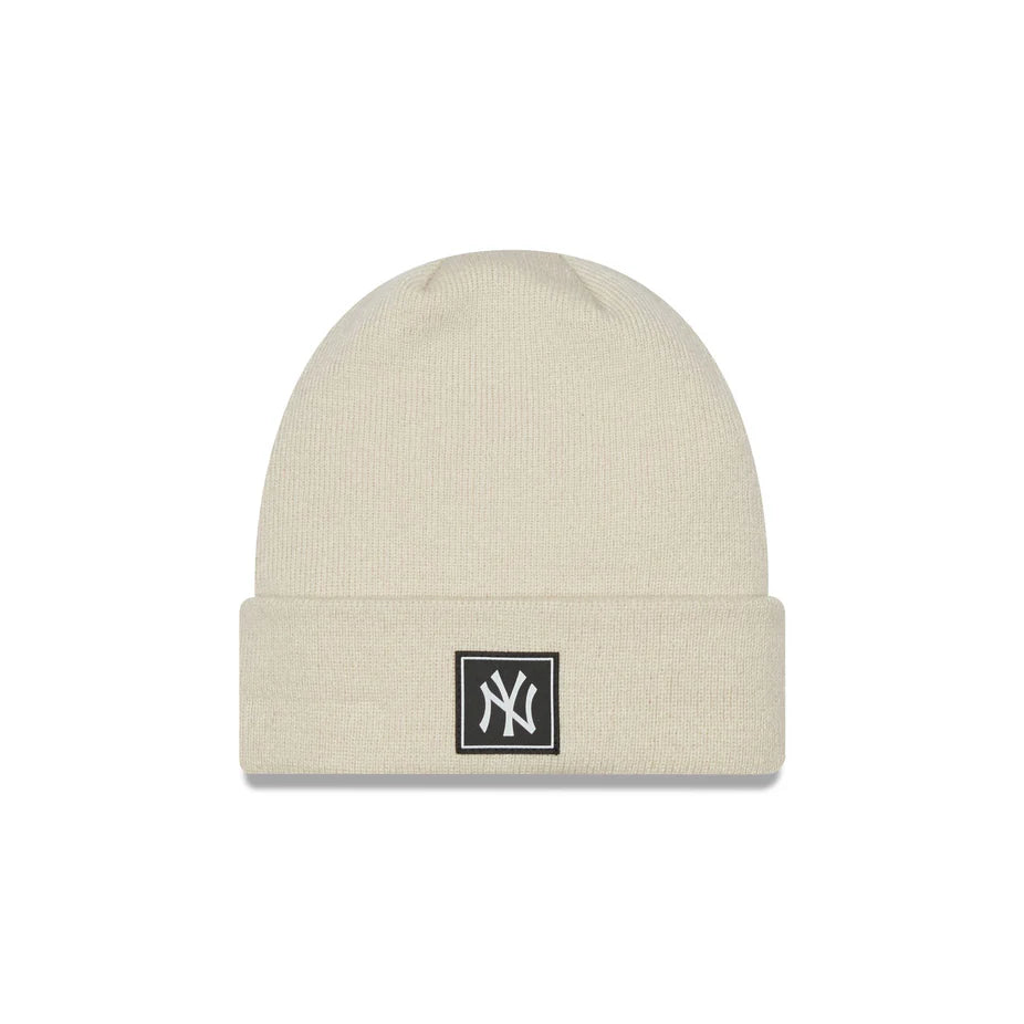 NEW ERA NEW YORK YANKEES BEANIE STONE KNIT