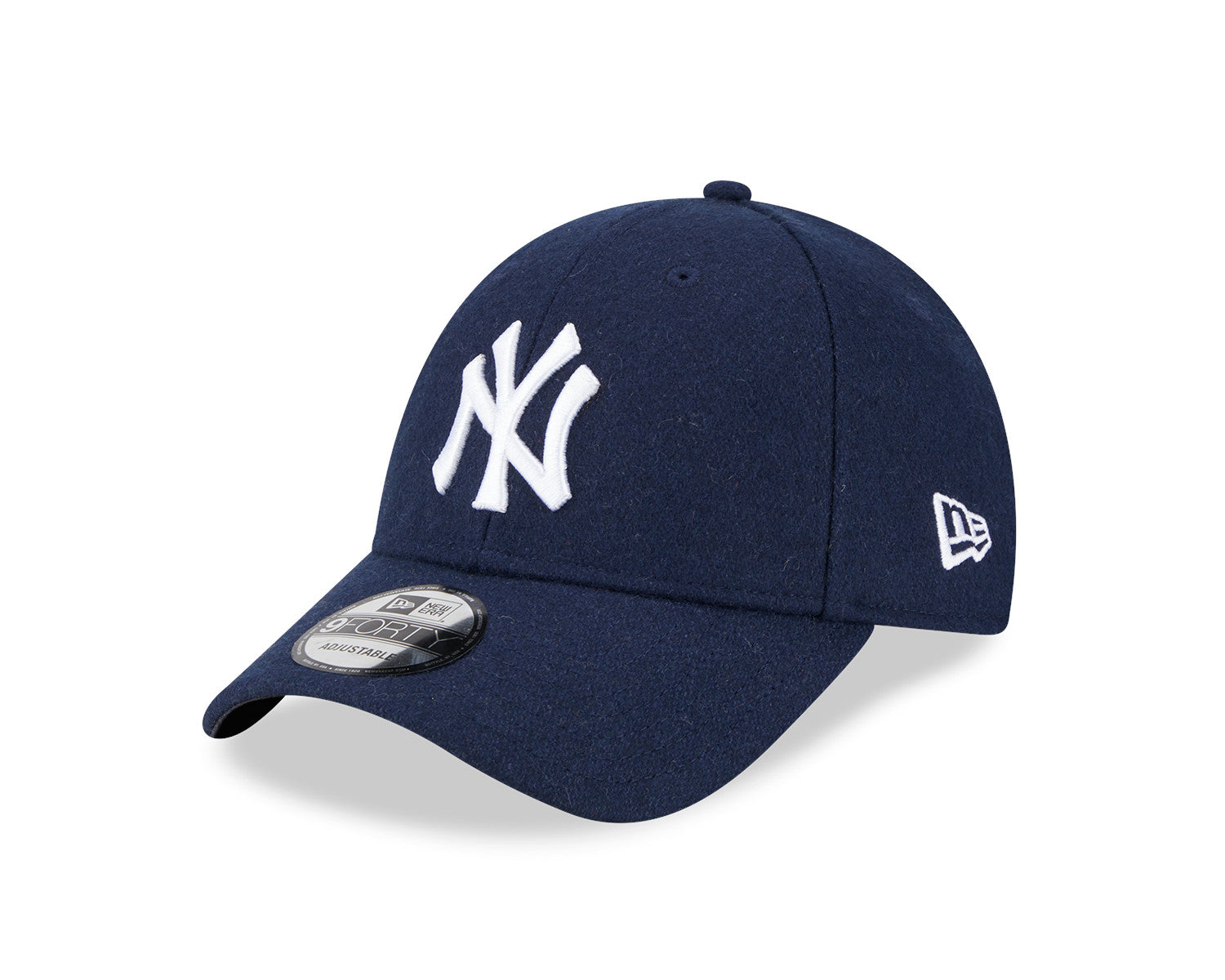 NEW ERA 9FORTY MLB NEW YORK YANKEES MELTON WOOL NAVY CAP