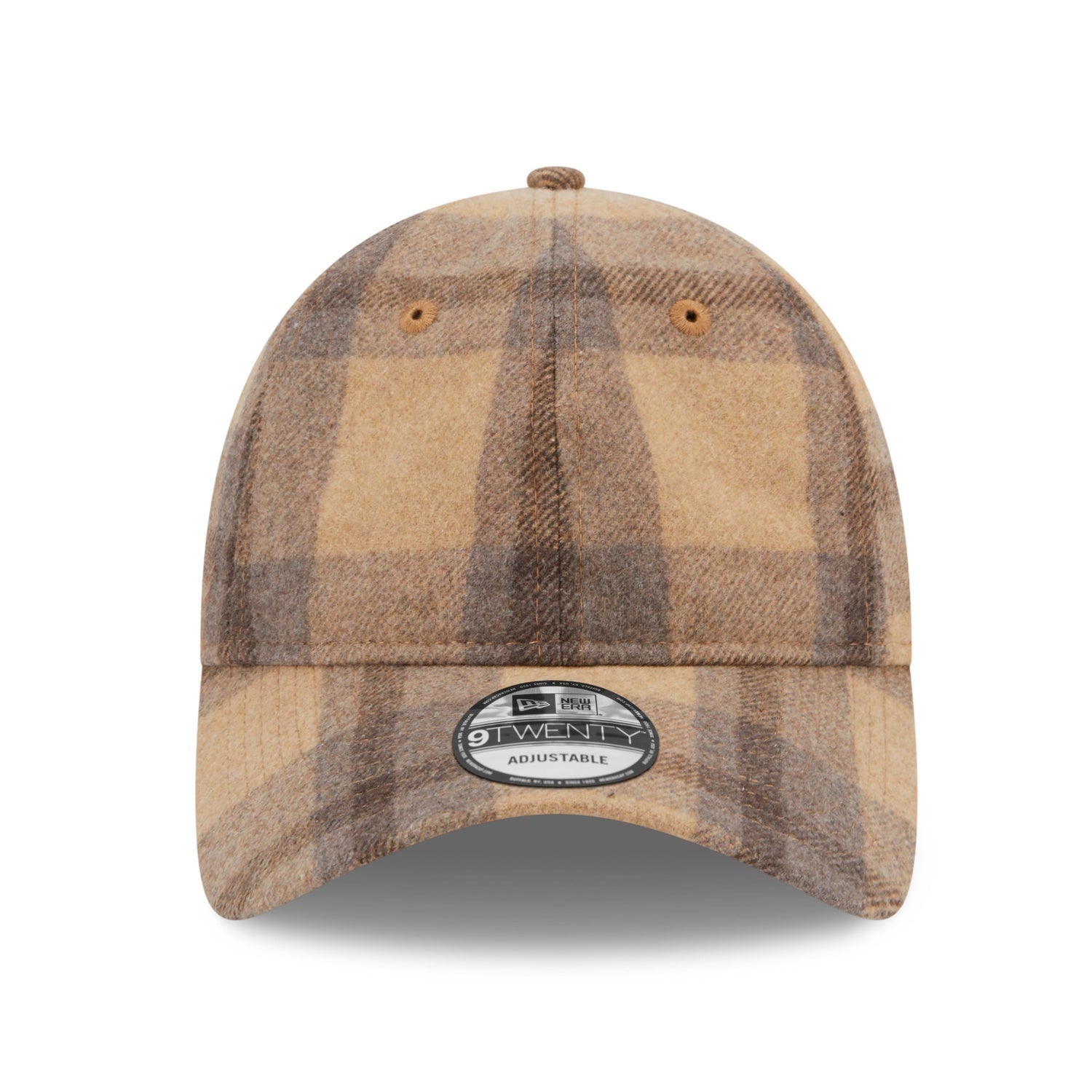 NEW ERA 9TWENTY CHECK BEIGE PLAID CAP – FAM