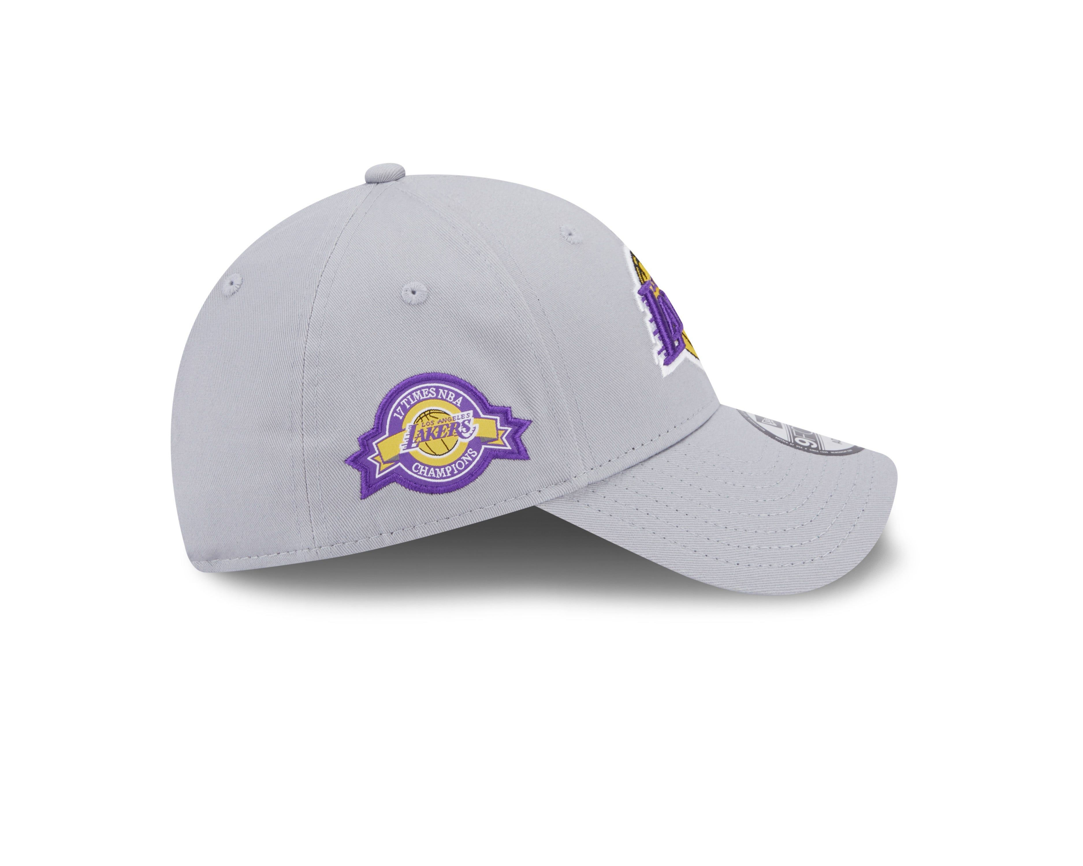 NEW ERA 9FORTY LOS ANGELES LAKERS 17 TIMES NBA CHAMPIONS GREY