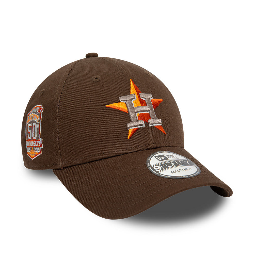 NEW ERA 9FORTY HOUSTON ASTROS 50TH ANNIVERSARY WALNUT CAP