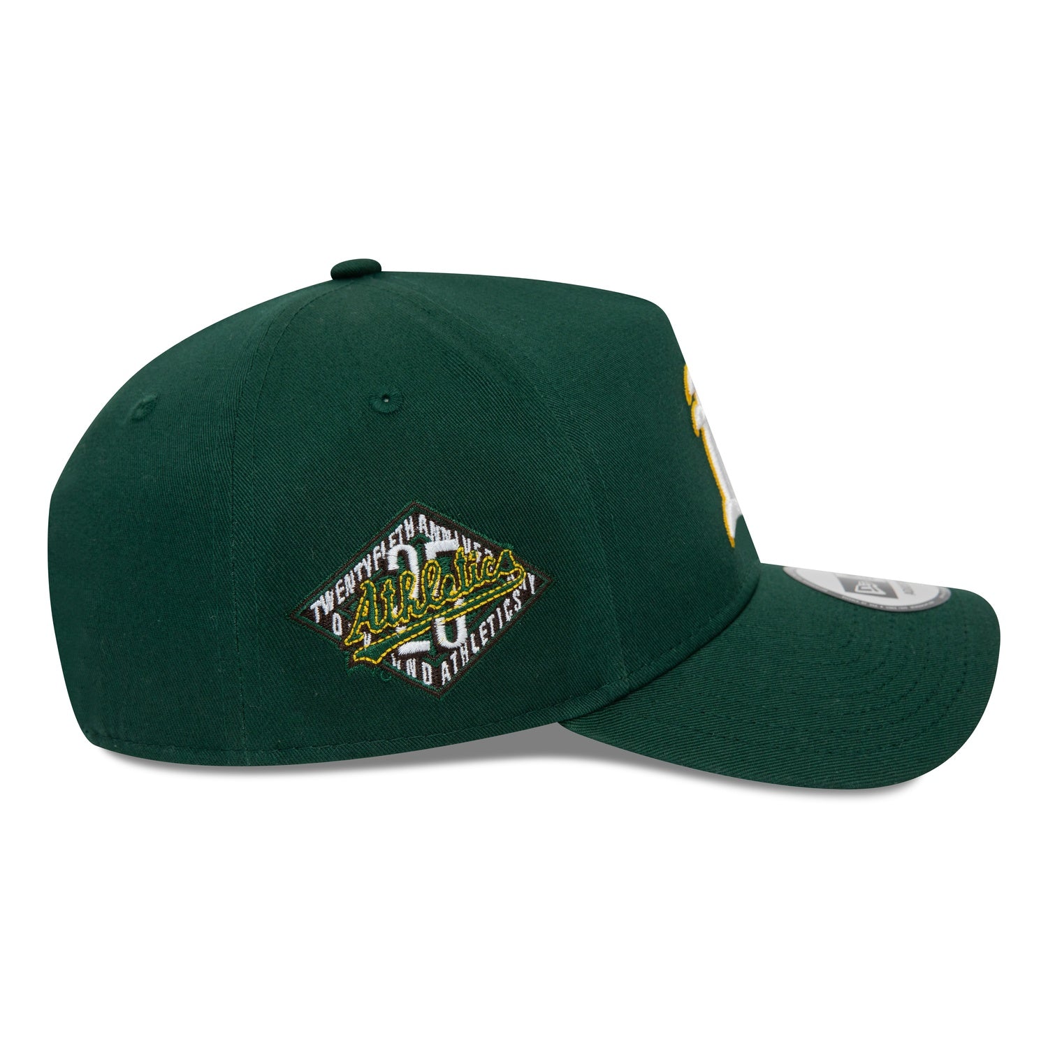 NEW ERA 9FORTY A-FRAME MLB OAKLAND ATHLETICS 25TH ANNIVERSARY DARK GREEN /  KELLY GREEN UV SNAPBACK CAP
