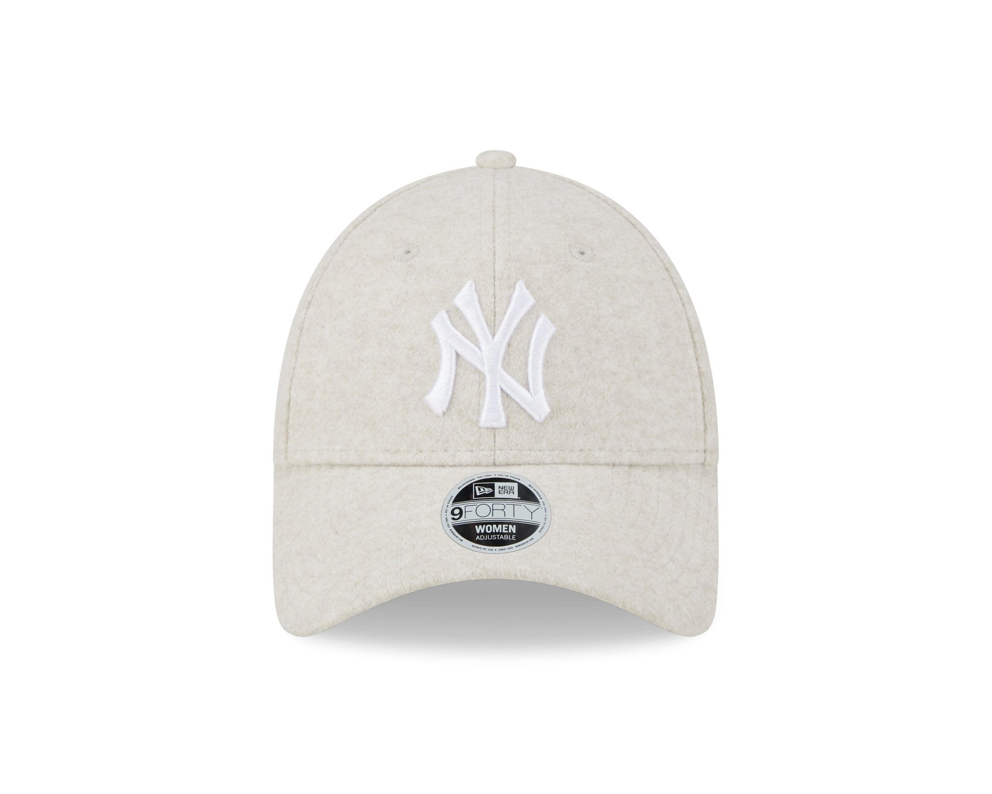 New York Yankees Womens Beige 9FORTY Adjustable Cap