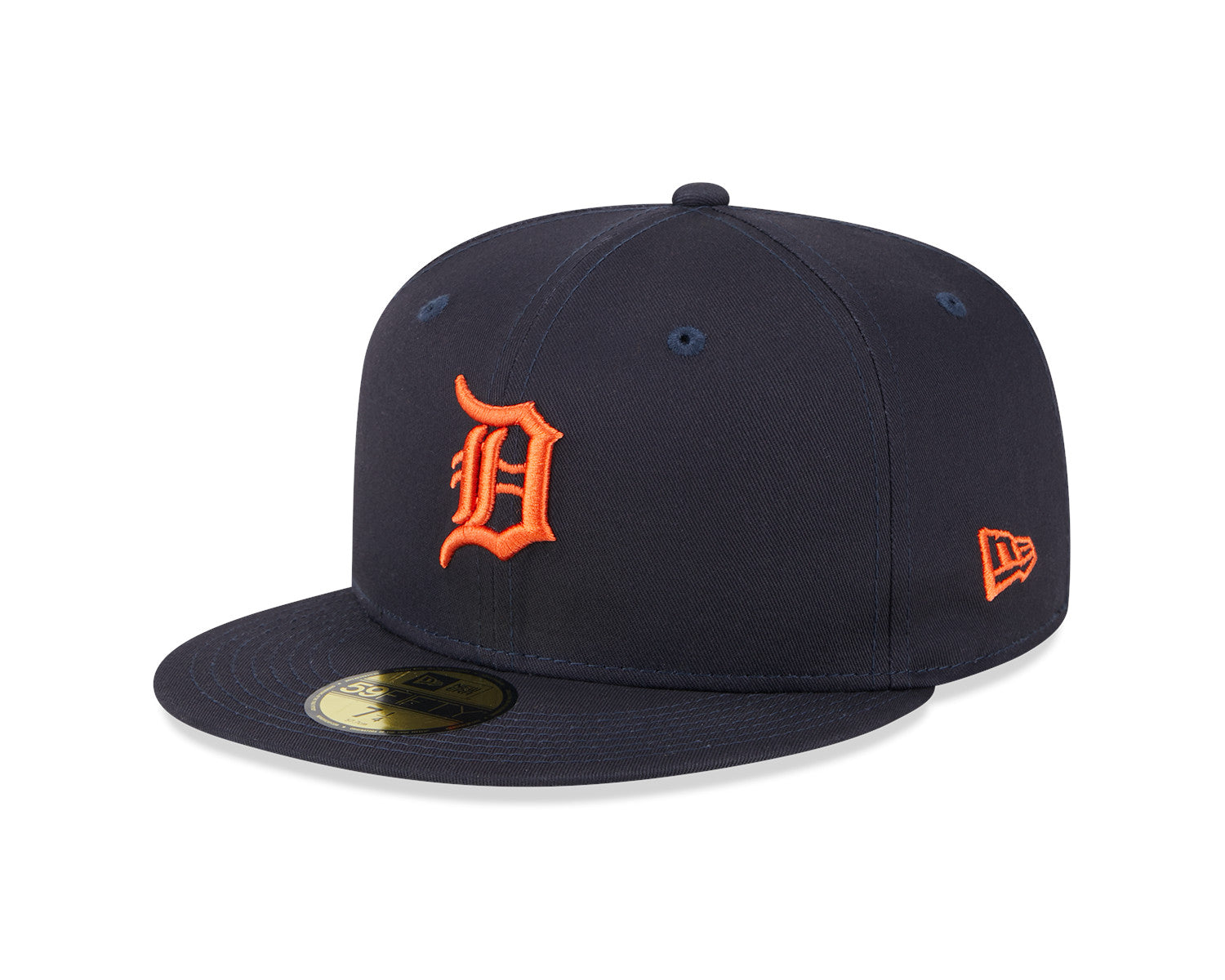 NEW ERA 59FIFTY MLB LEAGUE ESSENTIAL DETROIT TIGERS TEAM NAVY FITTED CAP