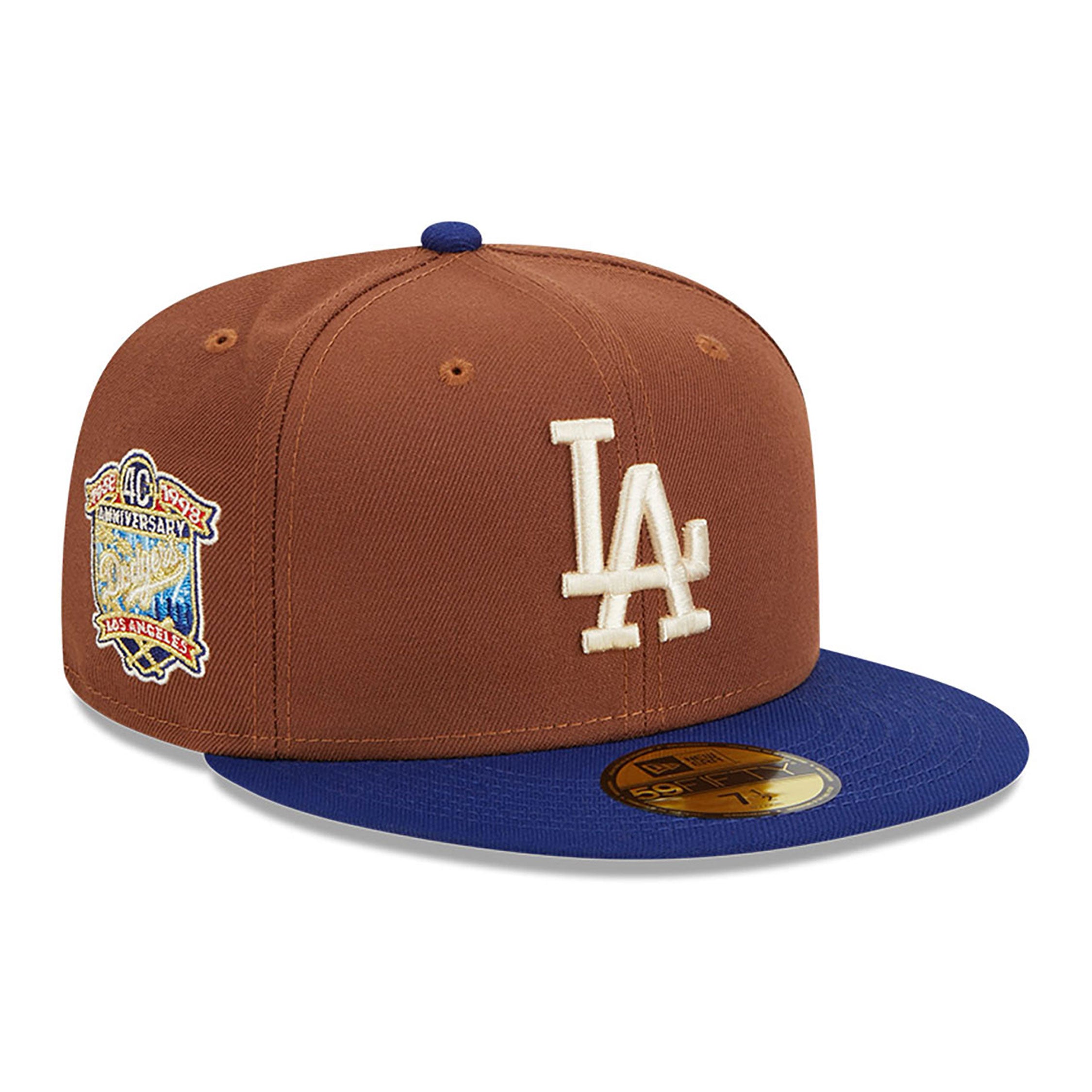 New Era 59Fifty Hat Los Angeles Dodgers LA Cooperstown 1958 Wool Fitted Cap