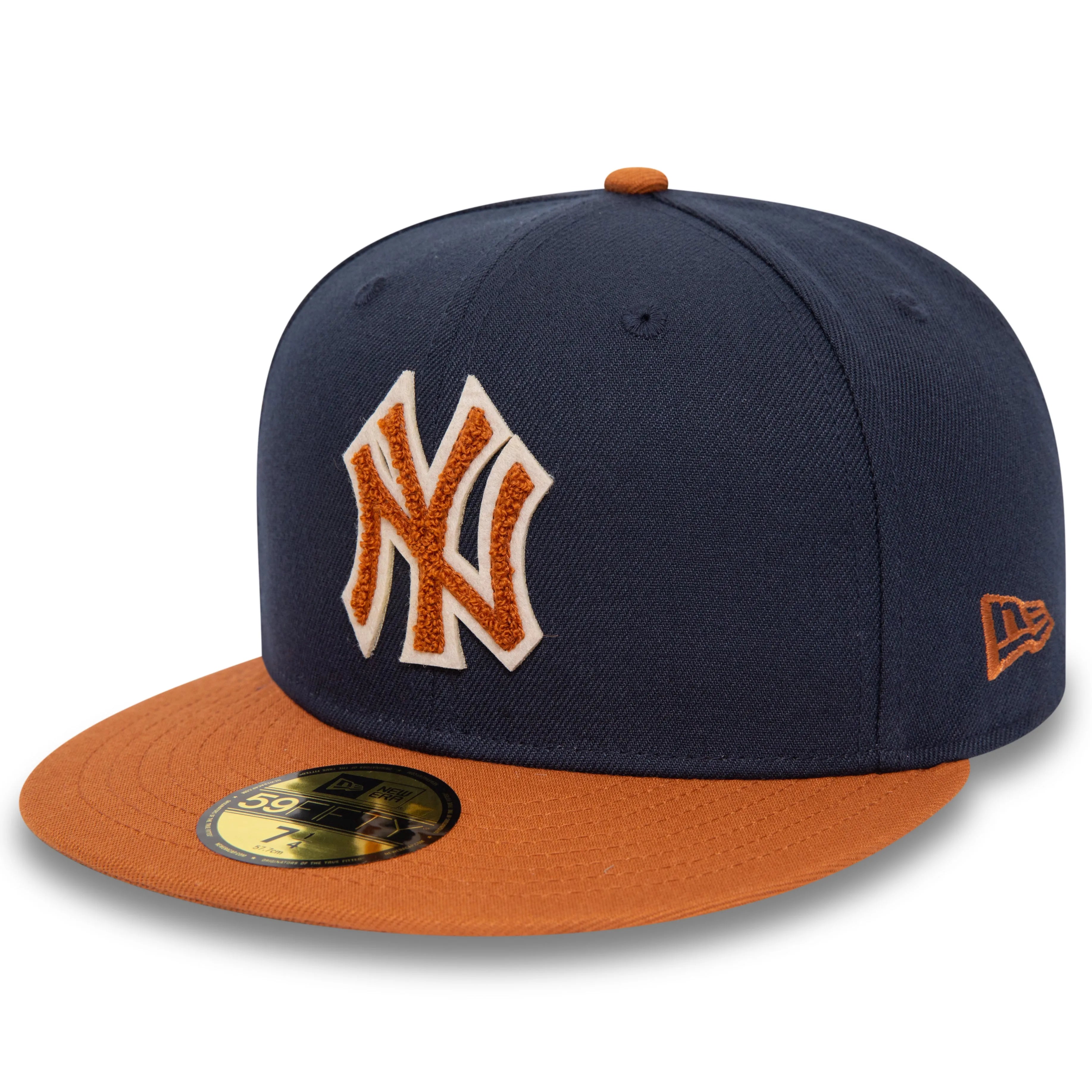 NEW ERA 59FIFTY MLB NEW YORK YANKEES BOUCLE TWO TONE FITTED CAP