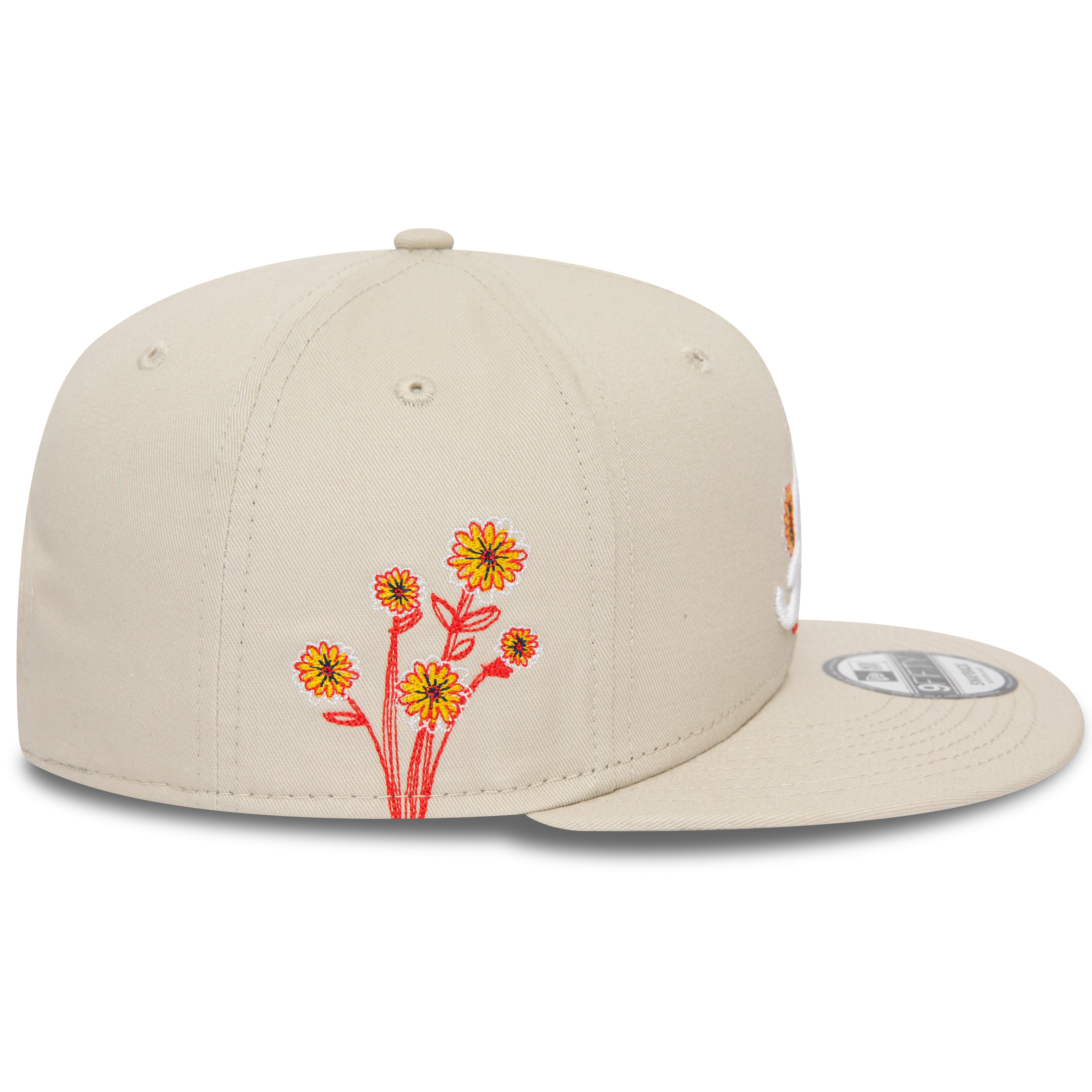 NEW ERA 9FIFTY FLOWER ICON ATLANTA BRAVES STONE SNAPBACK