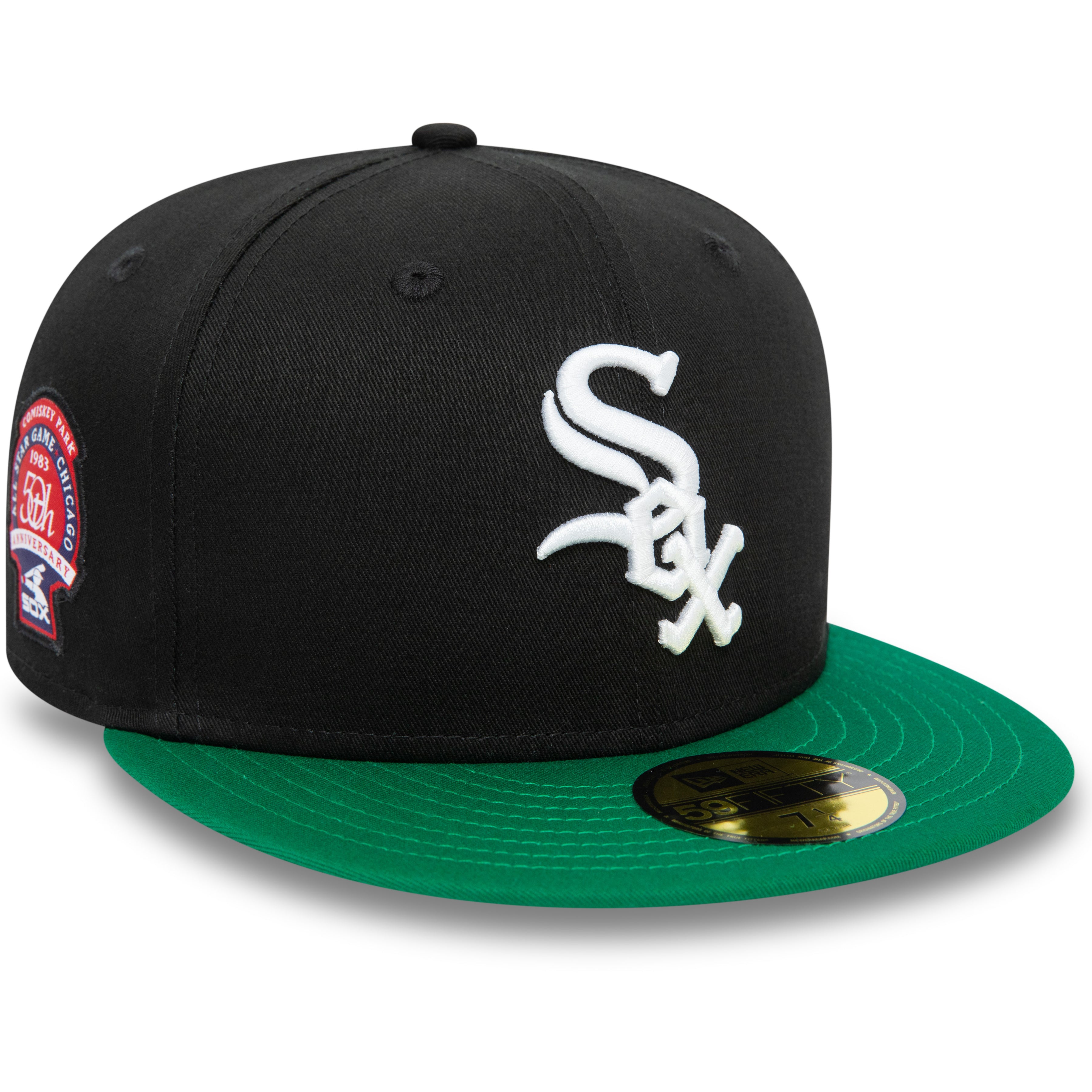 NEW ERA 59FIFTY MLB CHICAGO WHITE SOX 50TH ANNIVERSARY TWO TONE / KELLY GREEN UV FITTED CAP