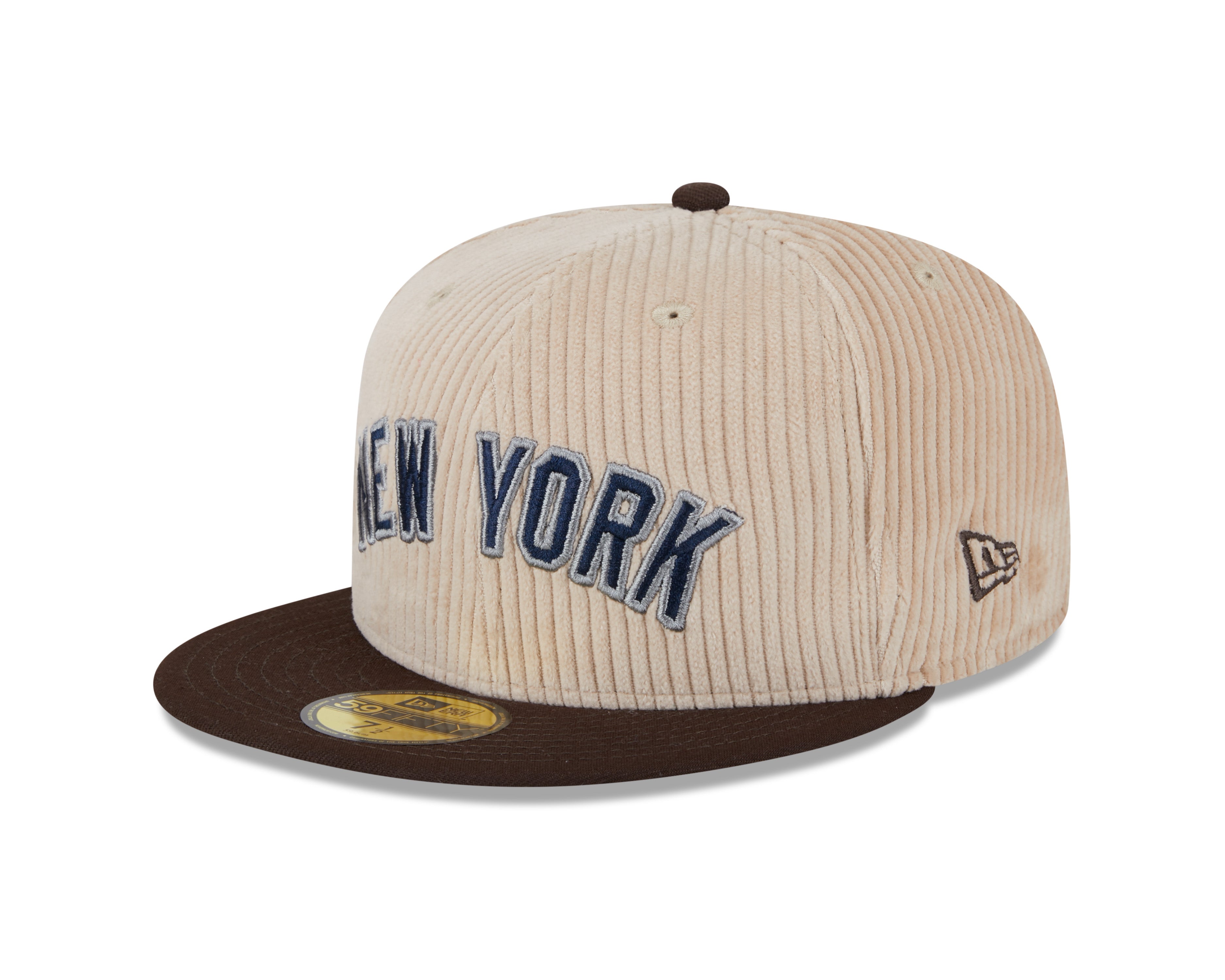 NEW ERA 59FIFTY MLB NEW YORK YANKEES FALL CORD WORLD SERIES 1999 TWO TONE / DARK GREEN UV FITTED CAP