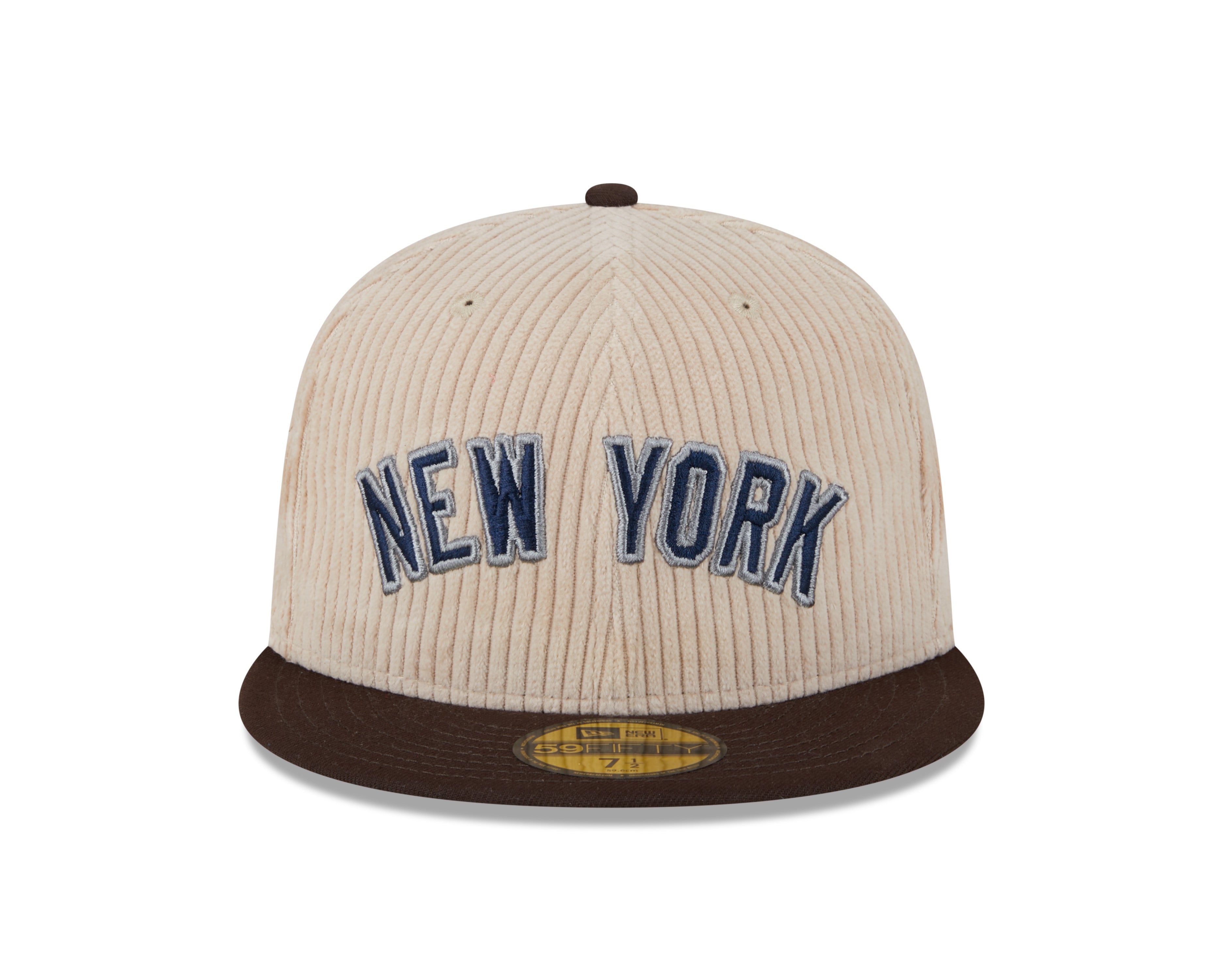 NEW ERA 59FIFTY MLB NEW YORK YANKEES FALL CORD WORLD SERIES 1999 TWO TONE / DARK GREEN UV FITTED CAP