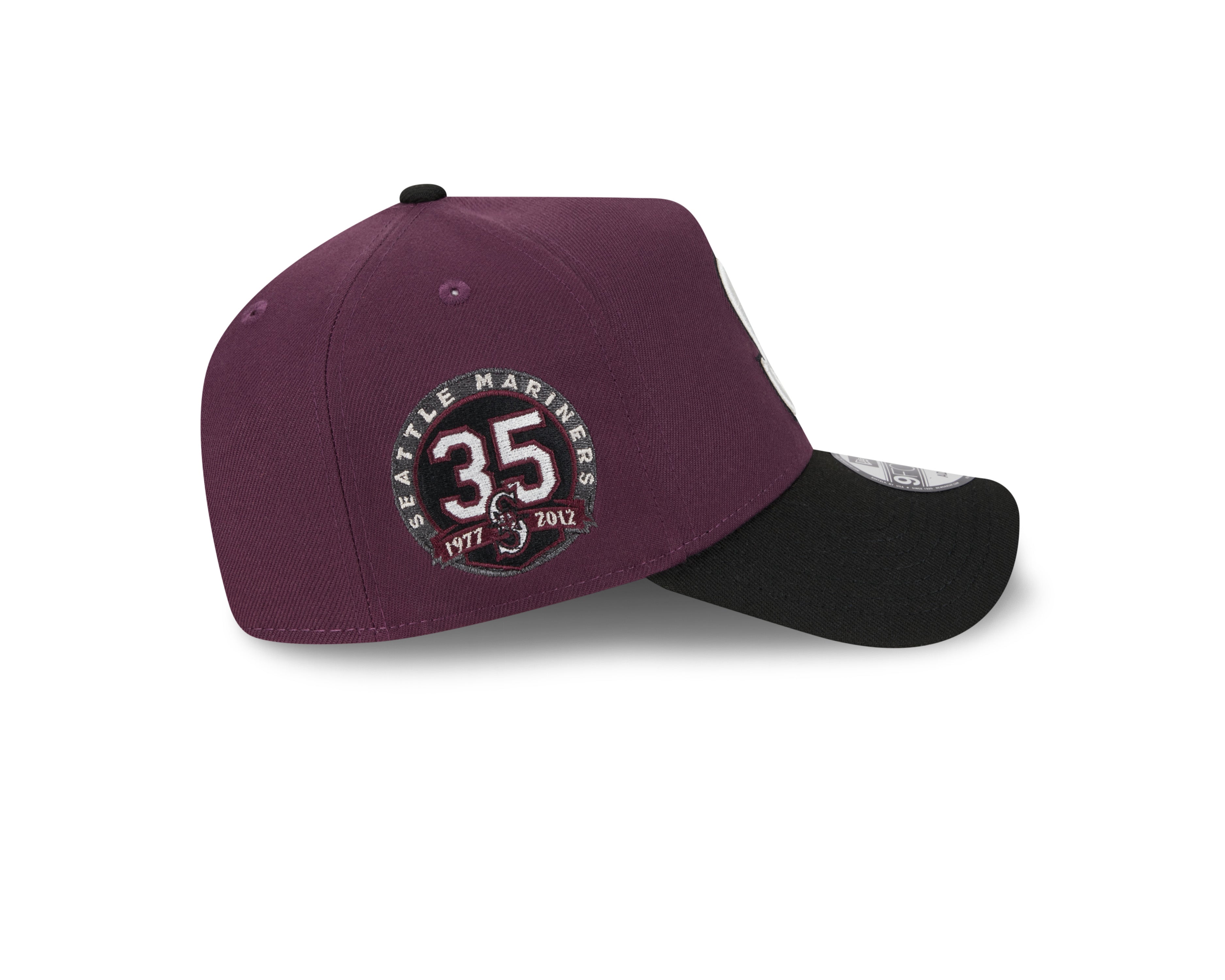 NEW ERA 9FORTY A-FRAME MLB SEATTLE MARINERS 35TH ANNIVERSARY TWO TONE / GREY UV SNAPBACK CAP