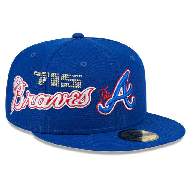 NEW ERA 59FIFTY MLB ATLANTA BRAVES CITYCON BLUE / GREY UV FITTED CAP