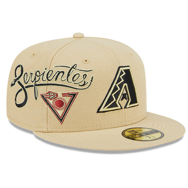 NEW ERA 59FIFTY MLB ARIZONA DIAMONDBACKS CITYCON VEGAS GOLD / GREY UV FITTED CAP