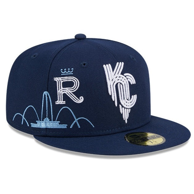 NEW ERA 59FIFTY MLB KANSAS CITY ROYALS CITYCON /   UV FITTED CAP