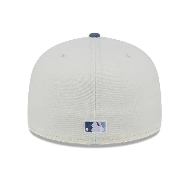 NEW ERA 59FIFTY MLB LOS ANGELES DODGERS WAVY CHAINSTITCH TWO TONE / GREY UV FITTED CAP