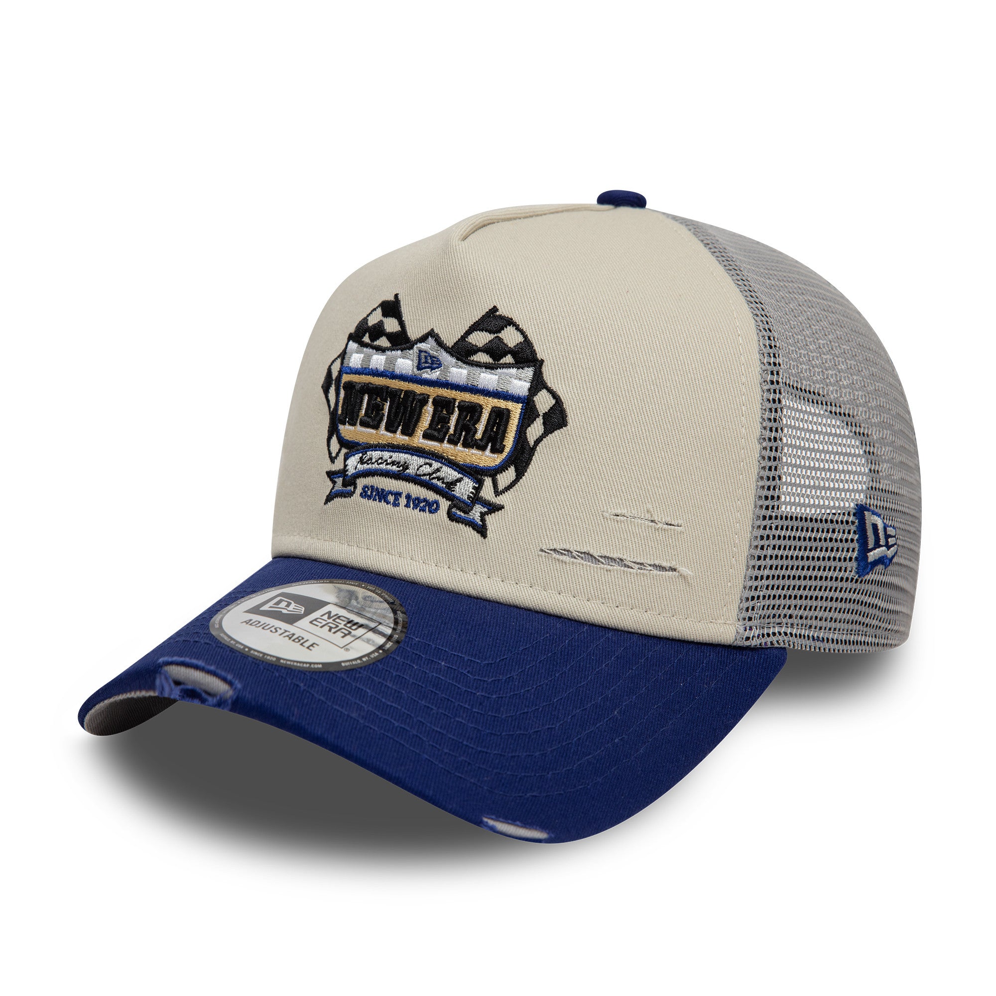 NEW ERA 9FORTY A-FRAME TRUCKER NEW ERA MOTORSPORT TWO TONE SNAPBACK CAP