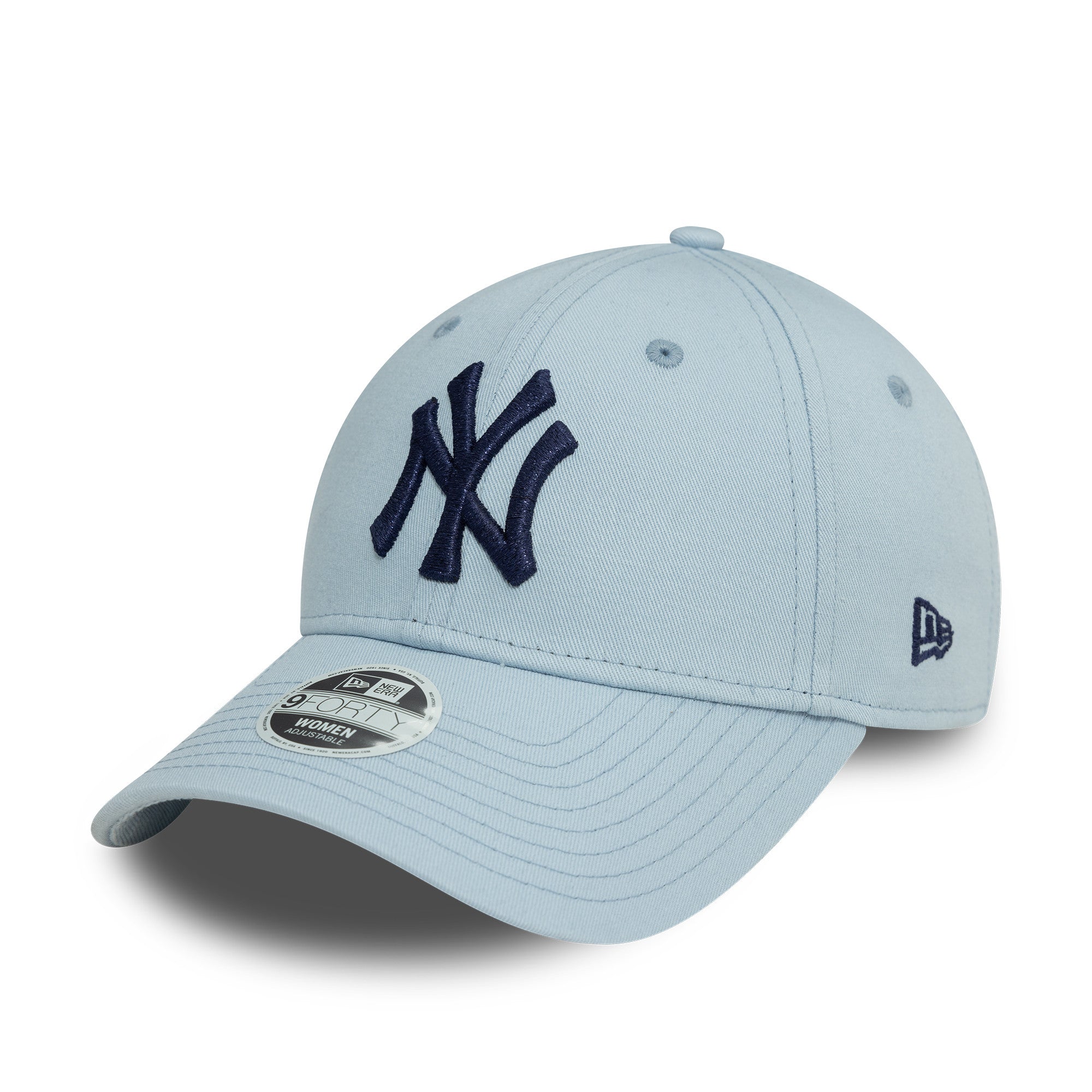 NEW ERA 9FORTY WOMEN MLB NEW YORK YANKEES PASTEL BLUE CAP