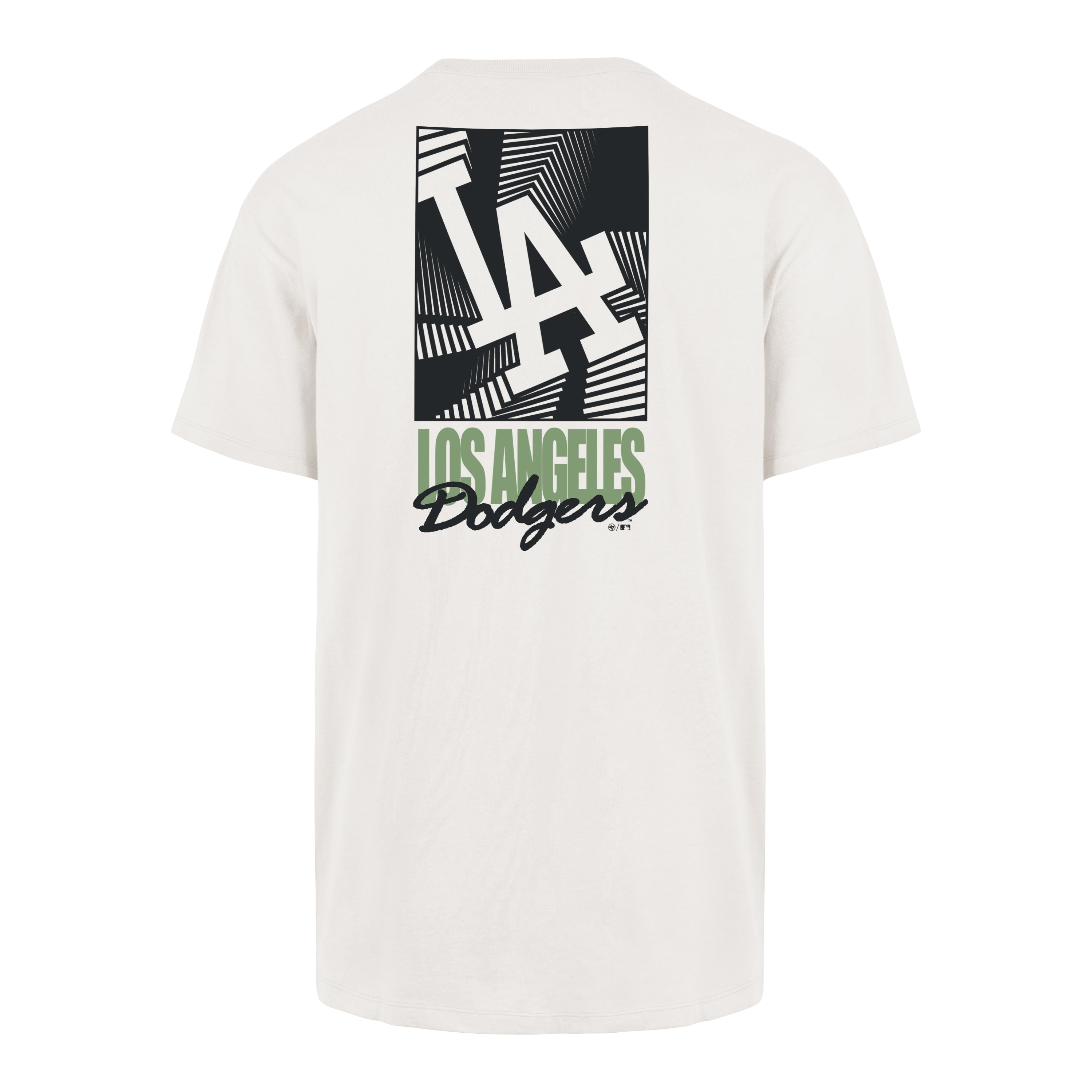 MLB LOS ANGELES DODGERS SPIN OUT MIDWEIGHT DROP SHOULDER SANDSTONE TEE