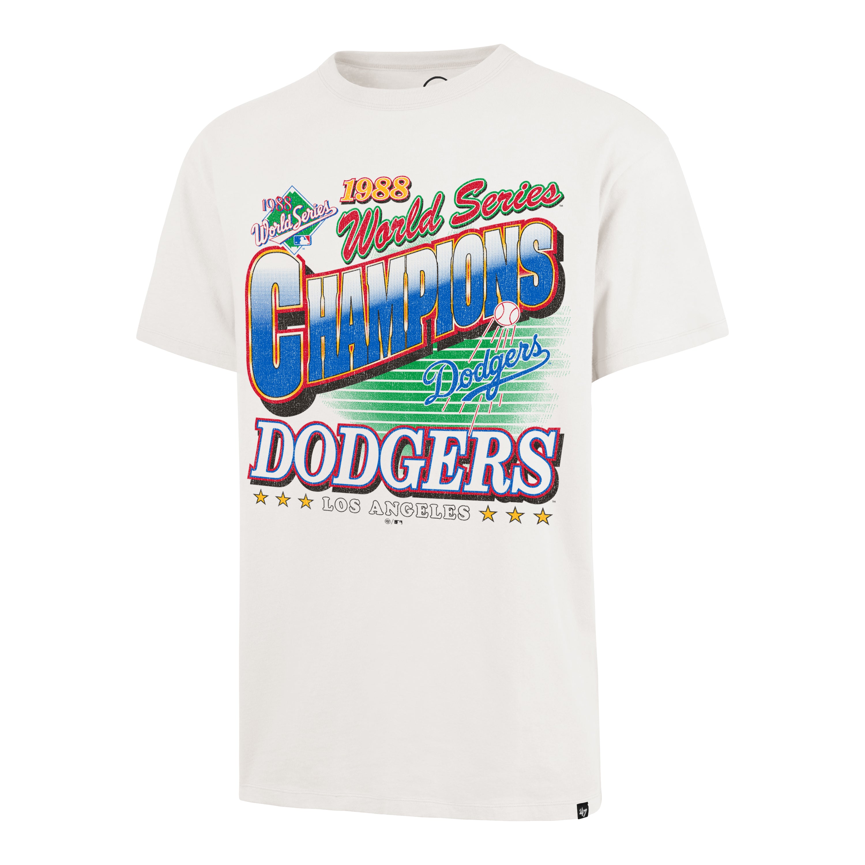 MLB LOS ANGELES DODGERS GRAPHIC ’47 DROP SHOULDER SANDSTONE TEE