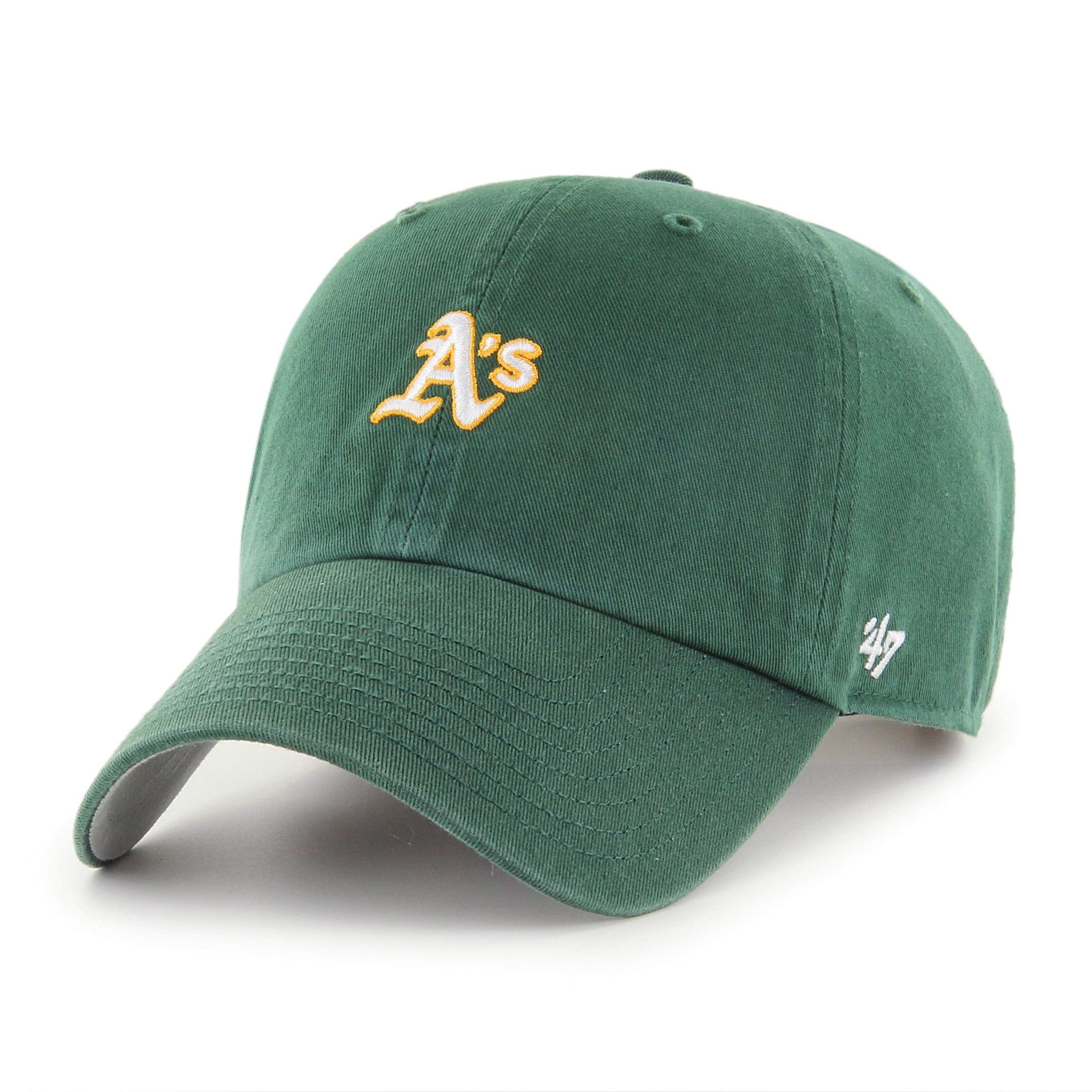 MLB OAKLAND ATHLETICS BASE RUNNER 47 CLEAN UP DARK GREEN