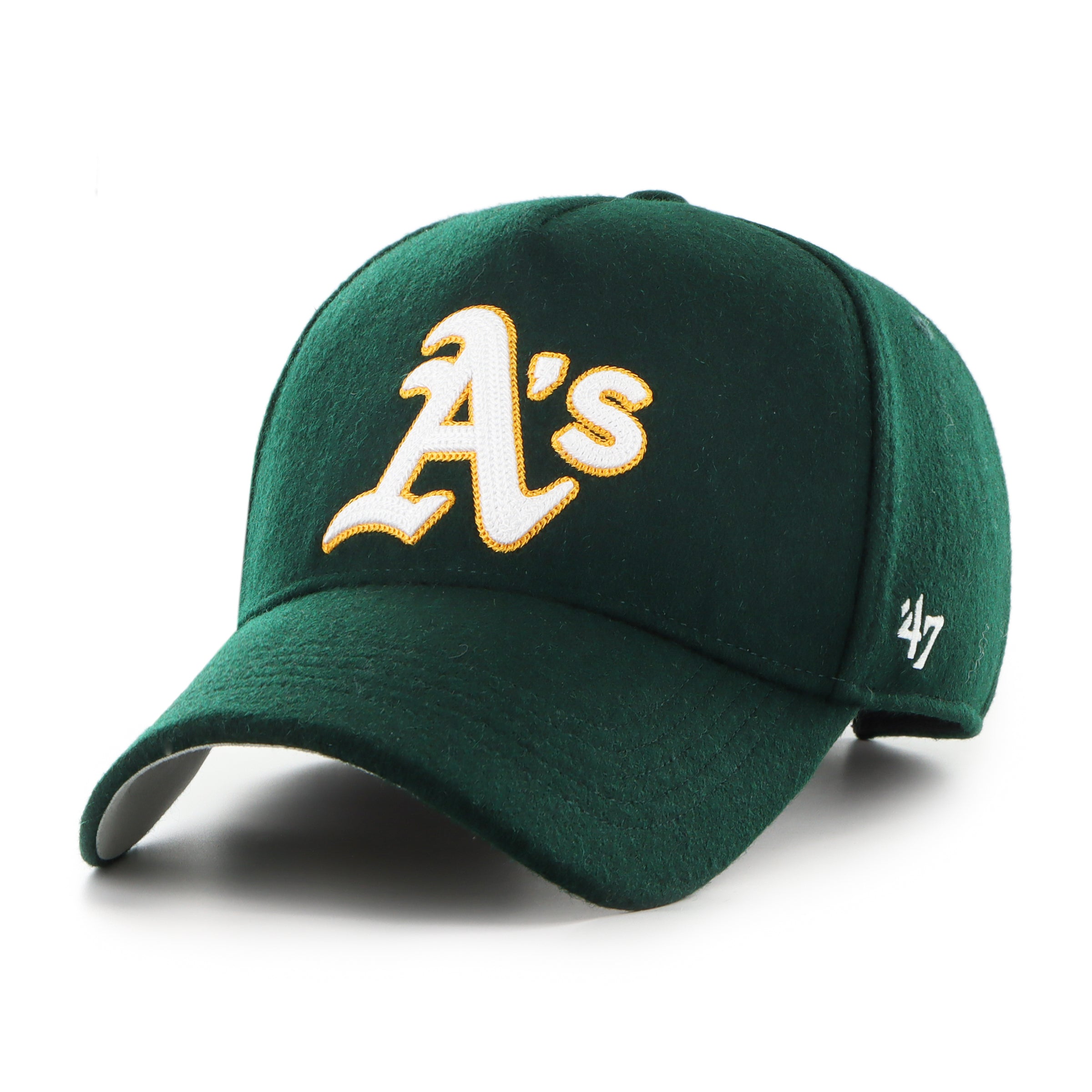 MLB OAKLAND ATHLETICS CHAIN STITCH '47 OFFSIDE DT DARK GREEN CAP