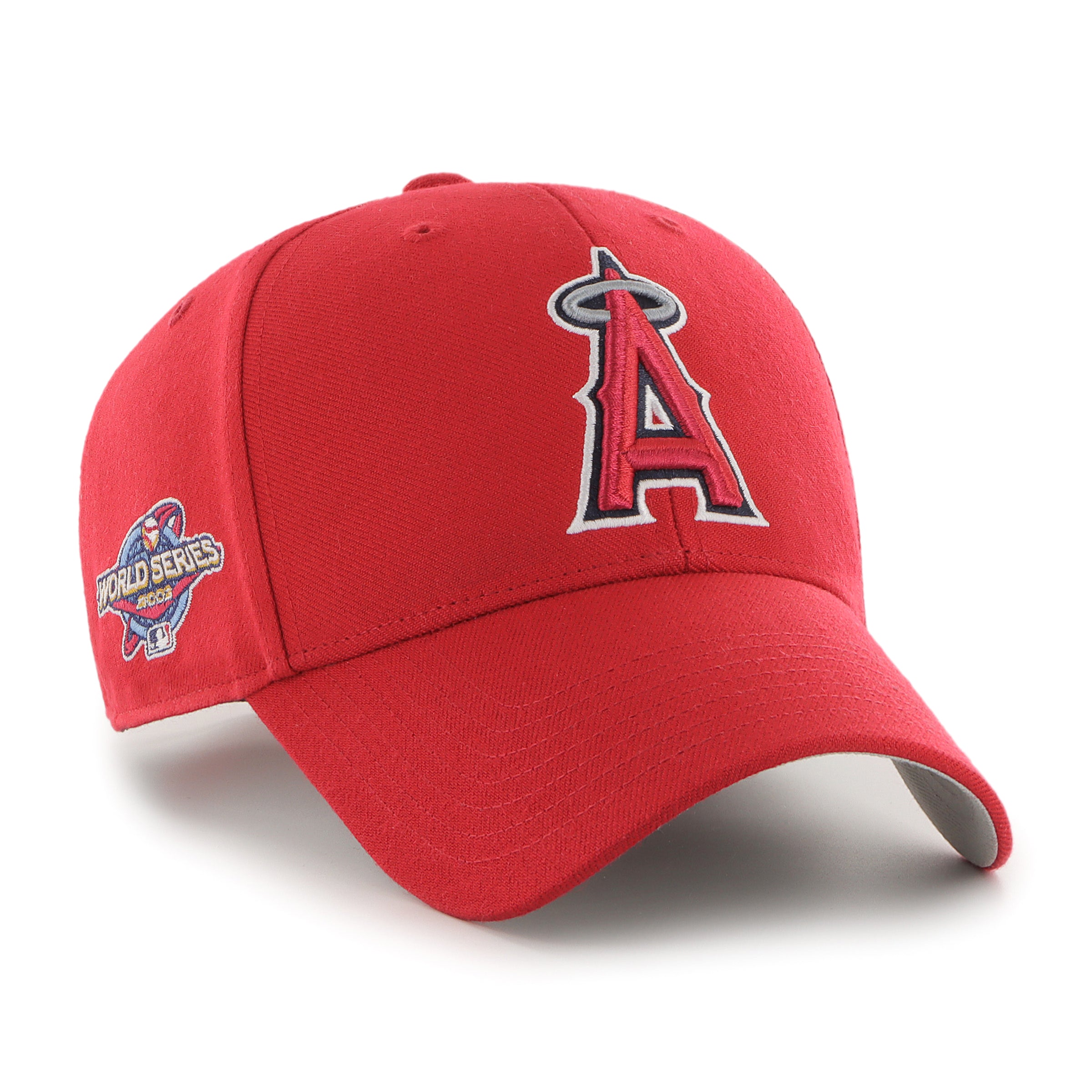 MLB LOS ANGELES ANGELS WORLD SERIES SURE SHOT SNAPBACK '47 MVP RED