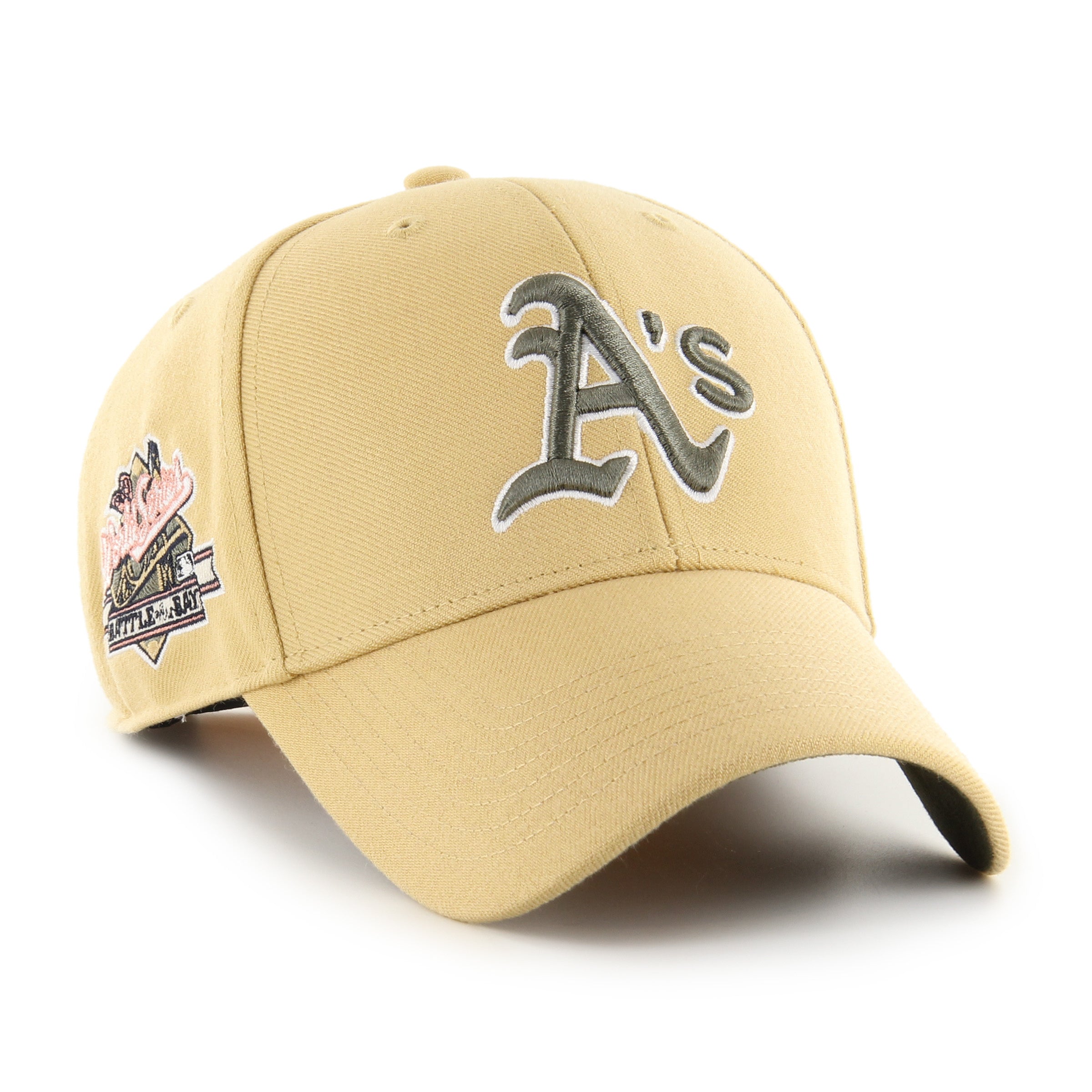 MLB OAKLAND ATHLETICS SHOT SNAPBACK ’47 MVP LIGHT TAN