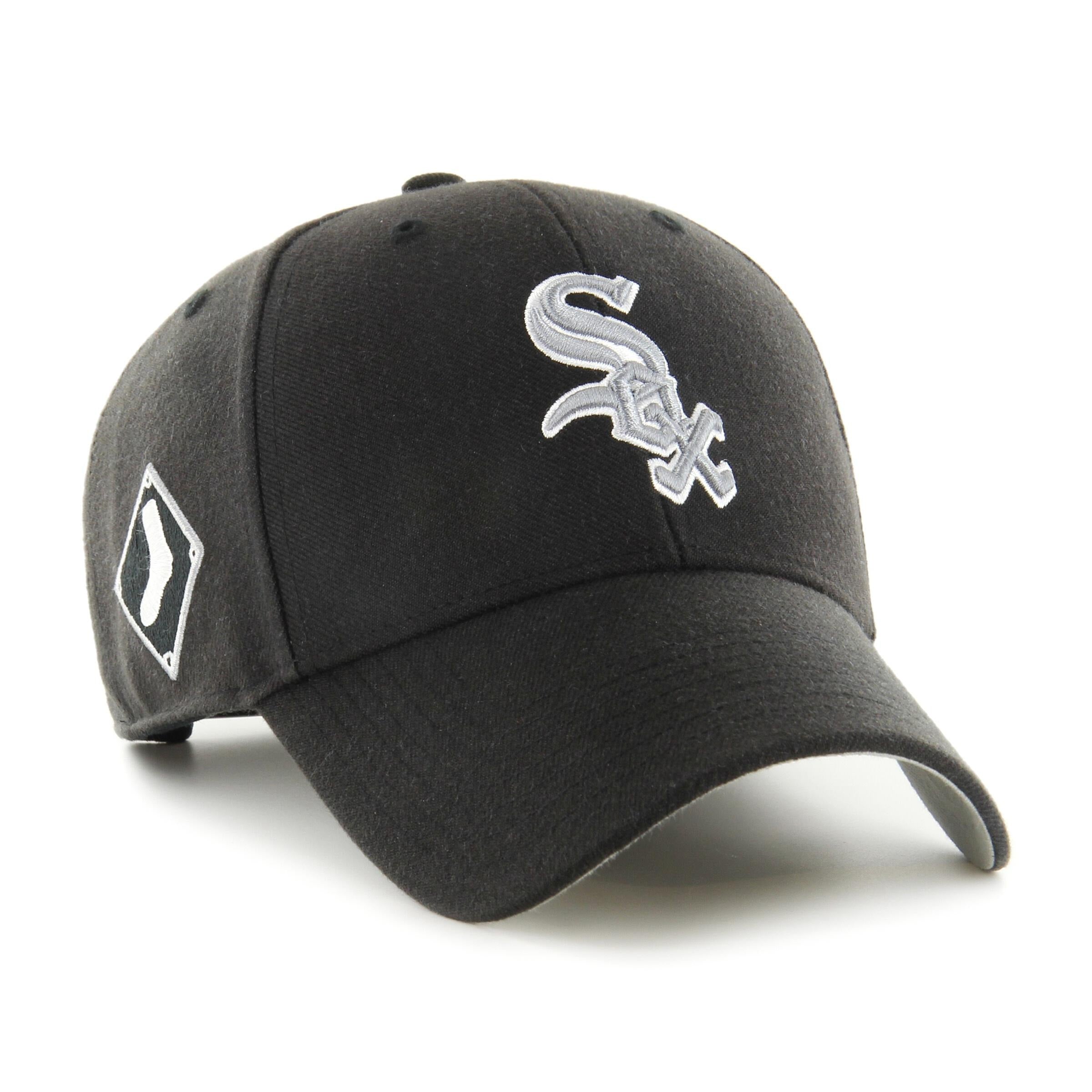 MLB CHICAGO WHITE SOX SURE SHOT SNAPBACK ’47 MVP BLACK